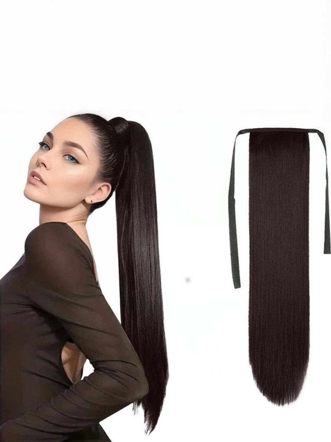 VIEWS Brown Straight Hair Extension