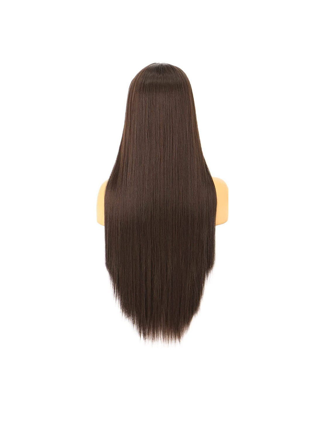 VIEWS Clip-In Straight Lock Hair Extension Brown - 24 Inches