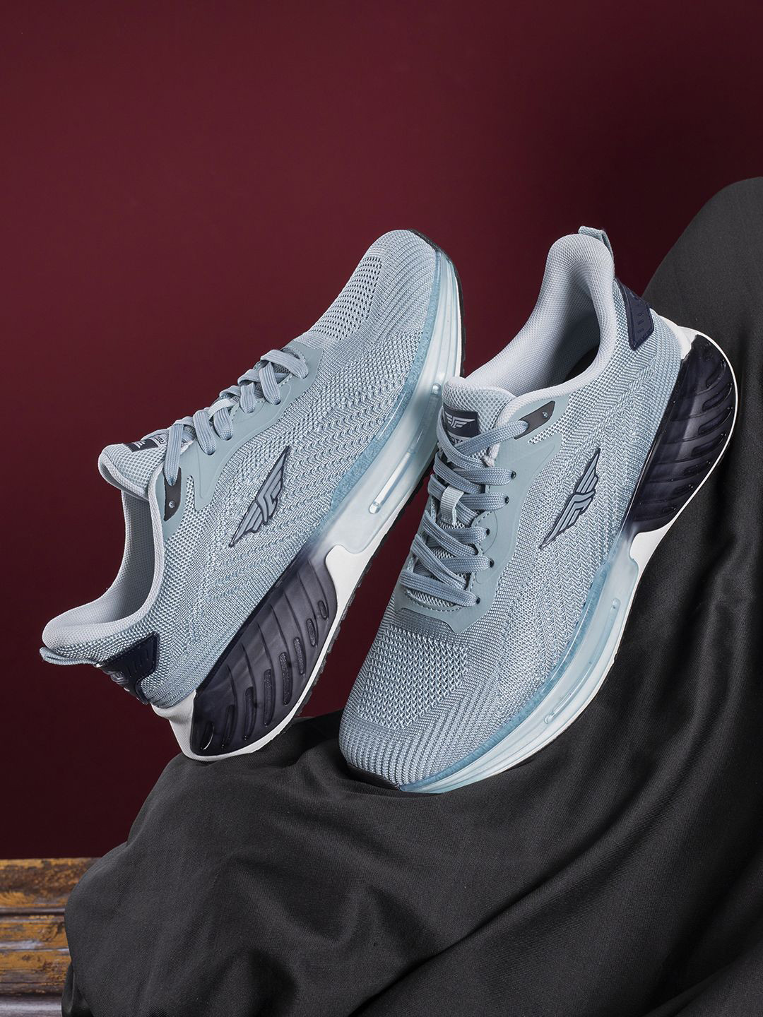 Red Tape Men Lace-Up Textile Walking Shoes