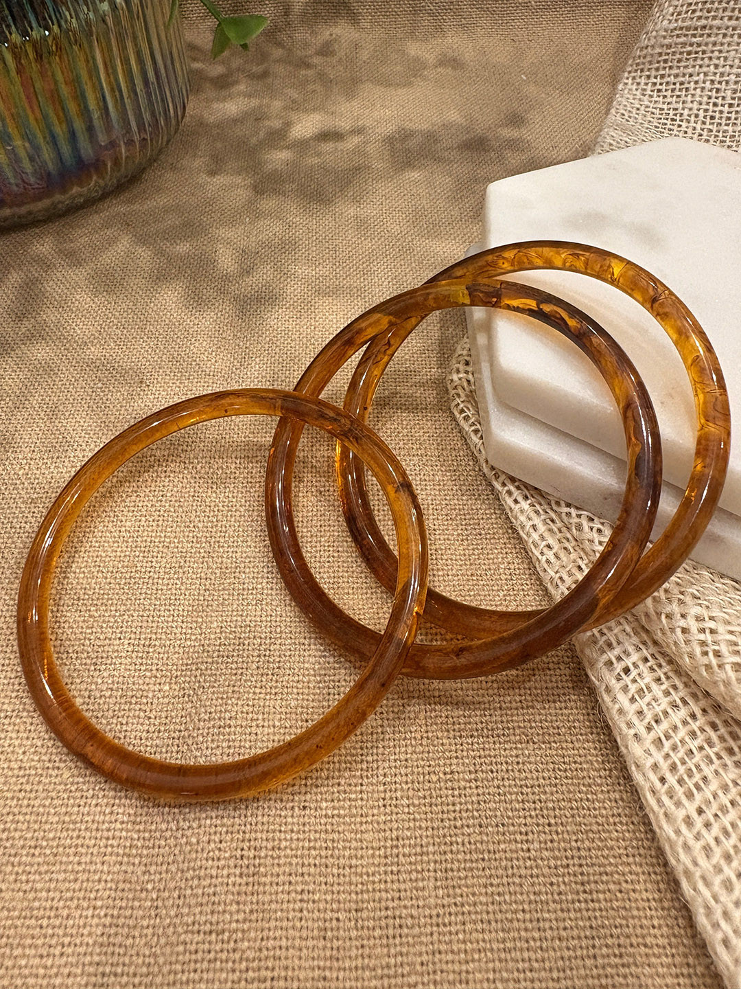 Niska Set Of 3 Resin Bangles
