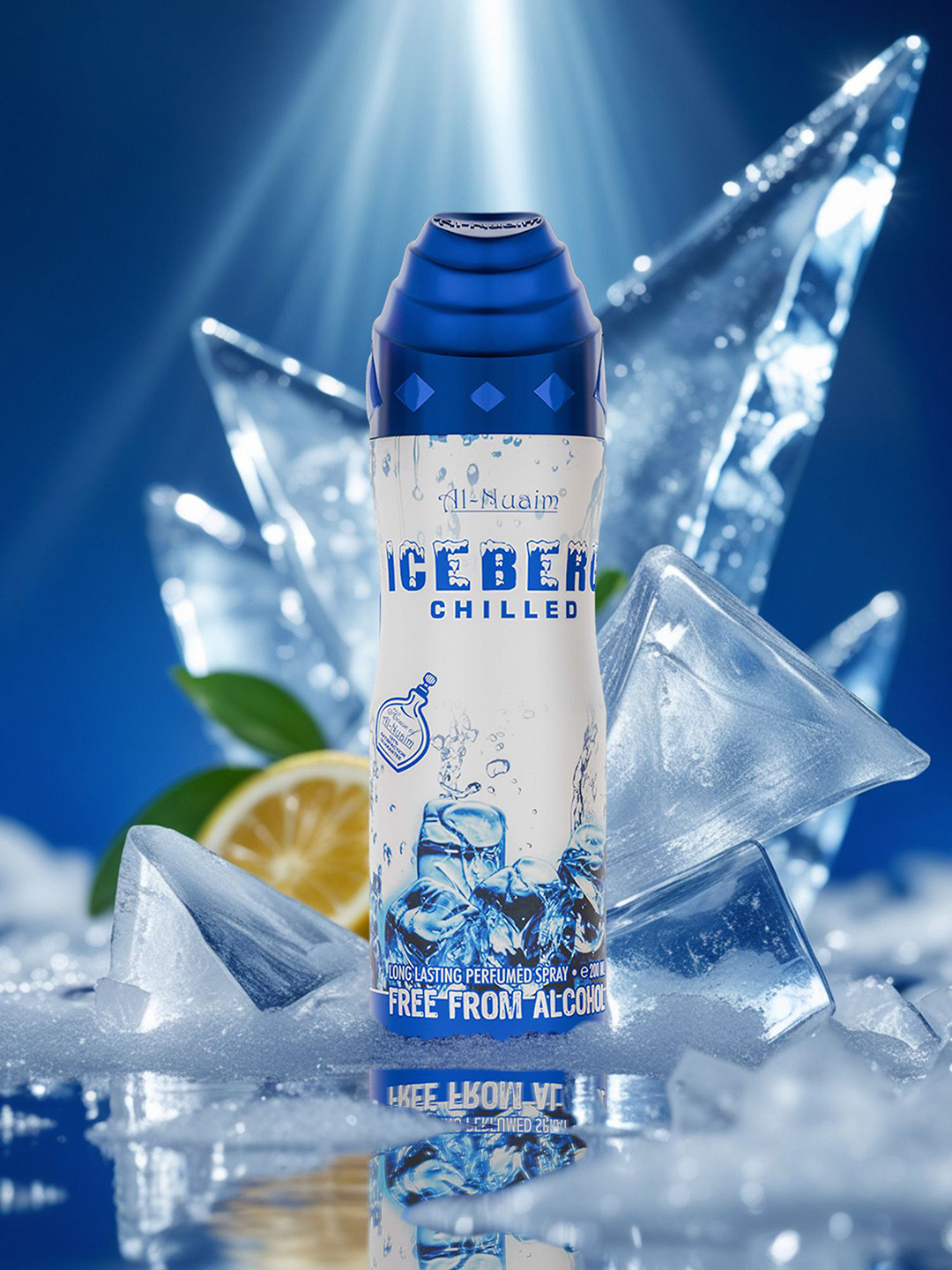 Al-Nuaim Ice Berg Long Lasting Alcohol Free Deodorant - 200 ml