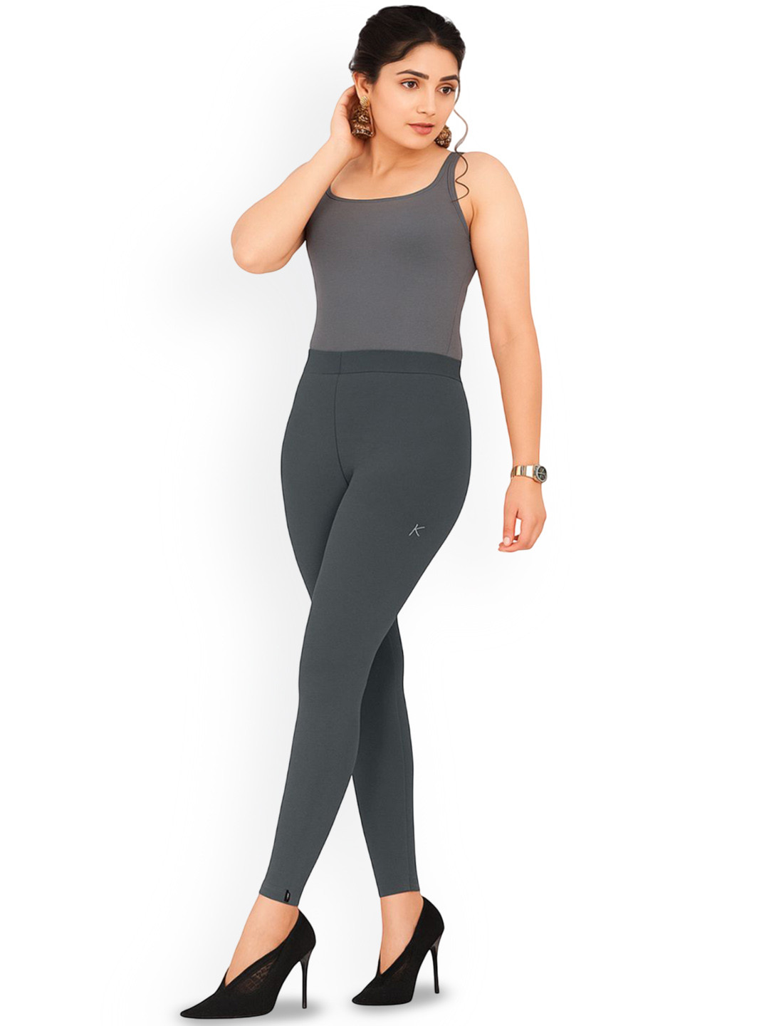 Cheaper online kart Women High-Rise Ankle Length Cotton eggings