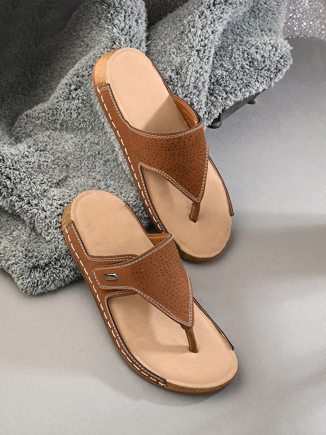 FAV SHOES Men Premium Slip-On Comfort Sandals