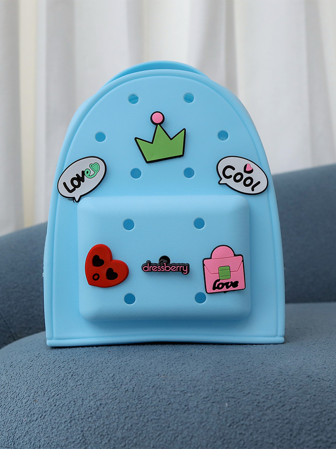 DressBerry Kids Silicone Mini Backpack with Charms