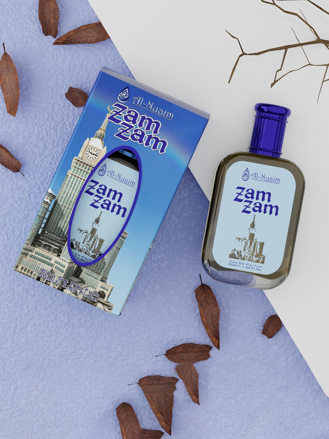 Al-Nuaim Set Of 2 Zam Zam Long Lasting Eau De Parfum- 50 ml Each