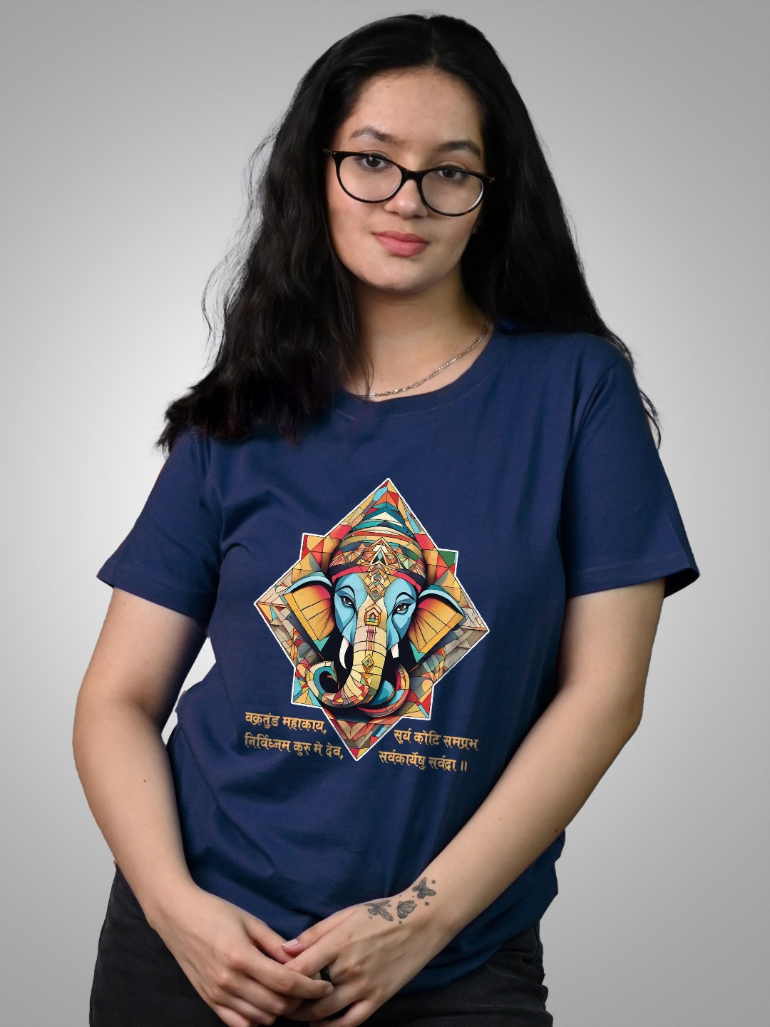 Tedhi Medhi Family Women Printed Drop-Shoulder Sleeves T-shirt