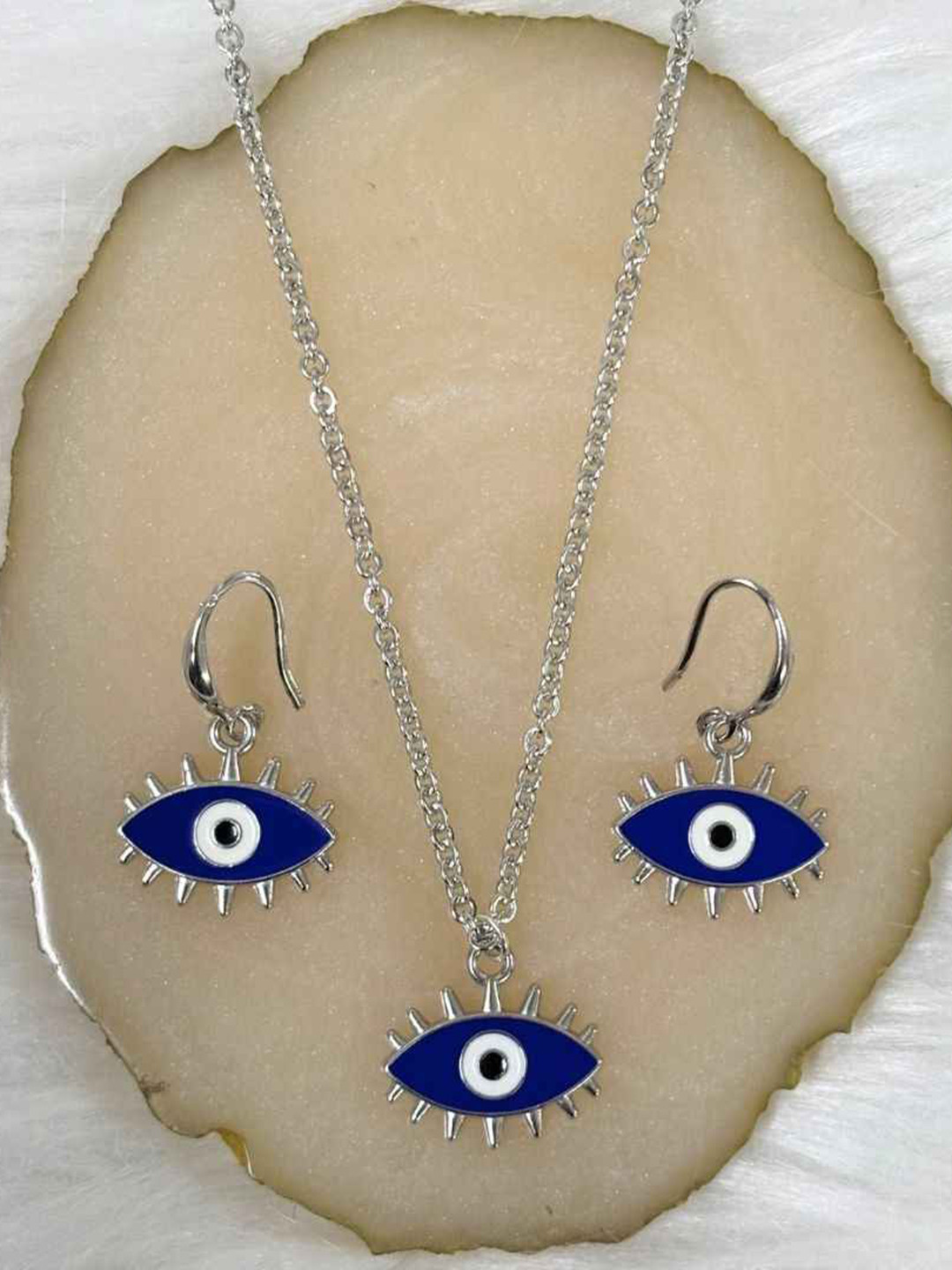 BDIVA Women Evil Eye Enamel Jewellery Set