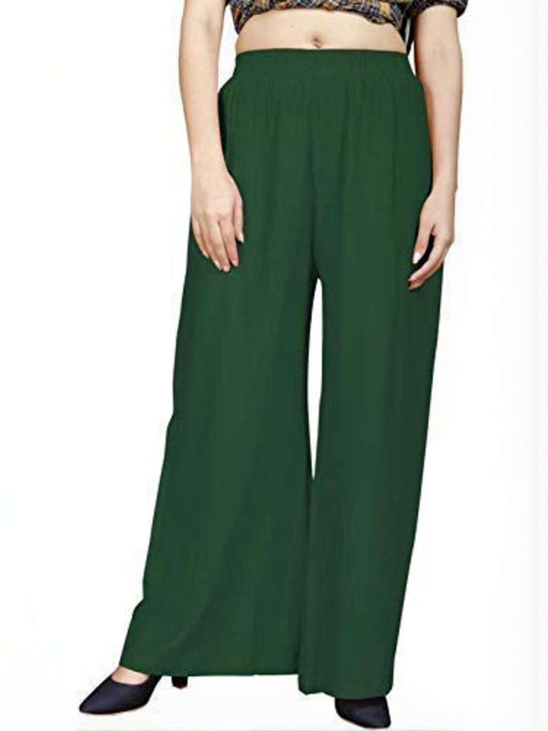 Aura Glam Women Pack Of 2 Rayon Palazzo