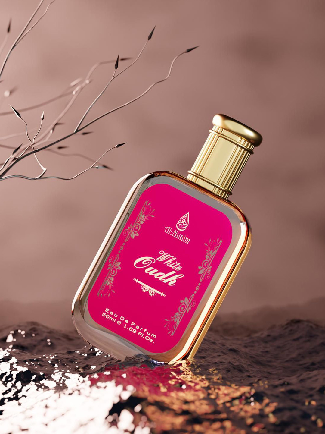 Al-Nuaim Set Of 2 Ameer Al Oudh & White Oudh Long Lasting Eau De Parfum - 50 ml Each
