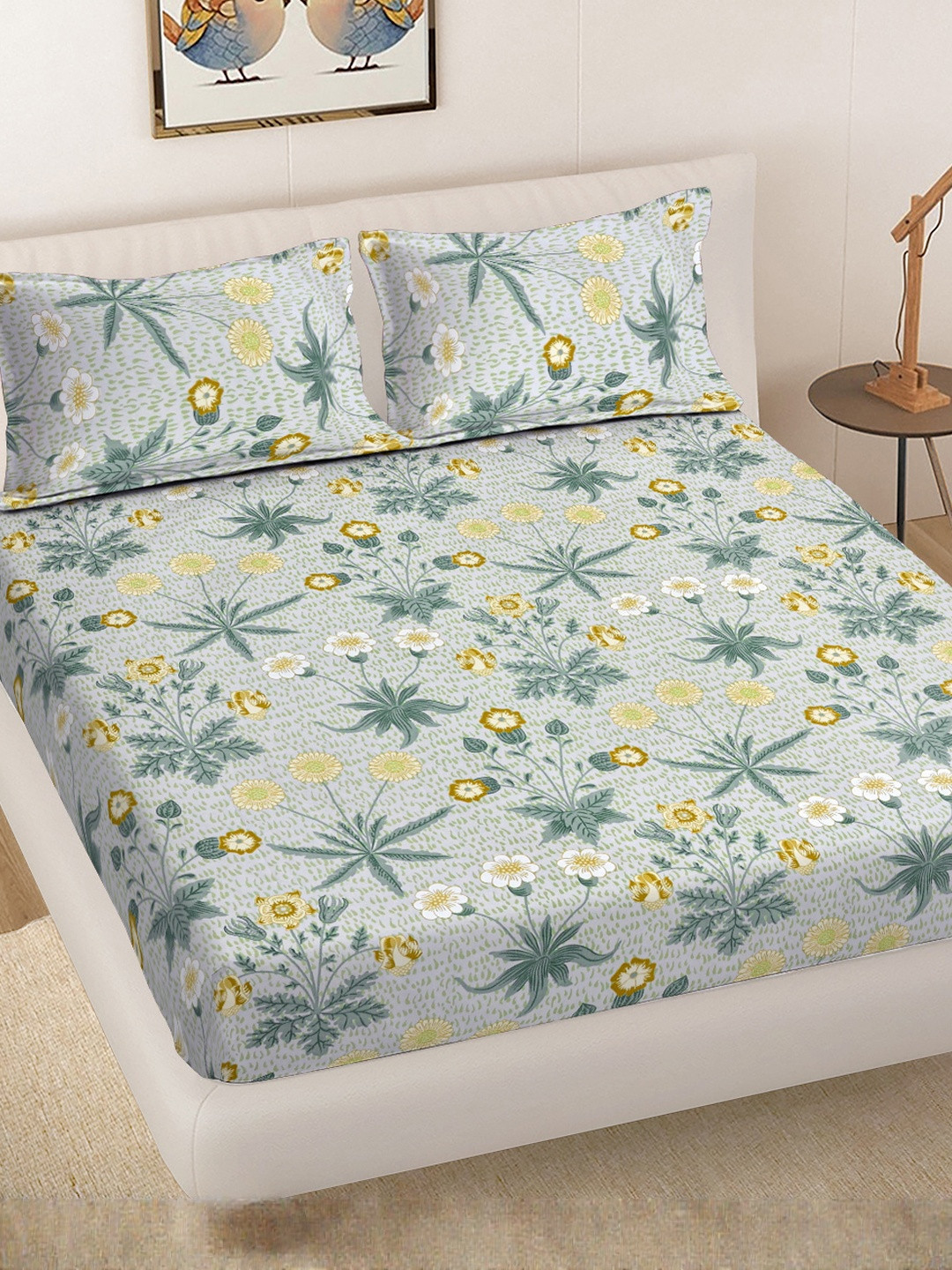 Myntra Elegant Homes 300 TC Polycotton King Bedsheets