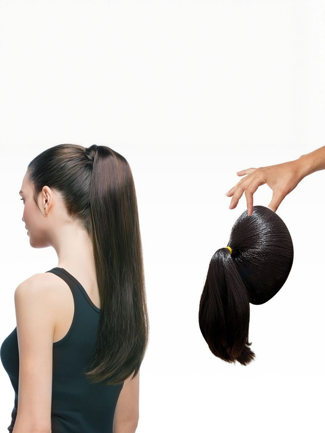 VIEWS Women Brown Wavy Clip-In Locks Hair Extension 14 inch
