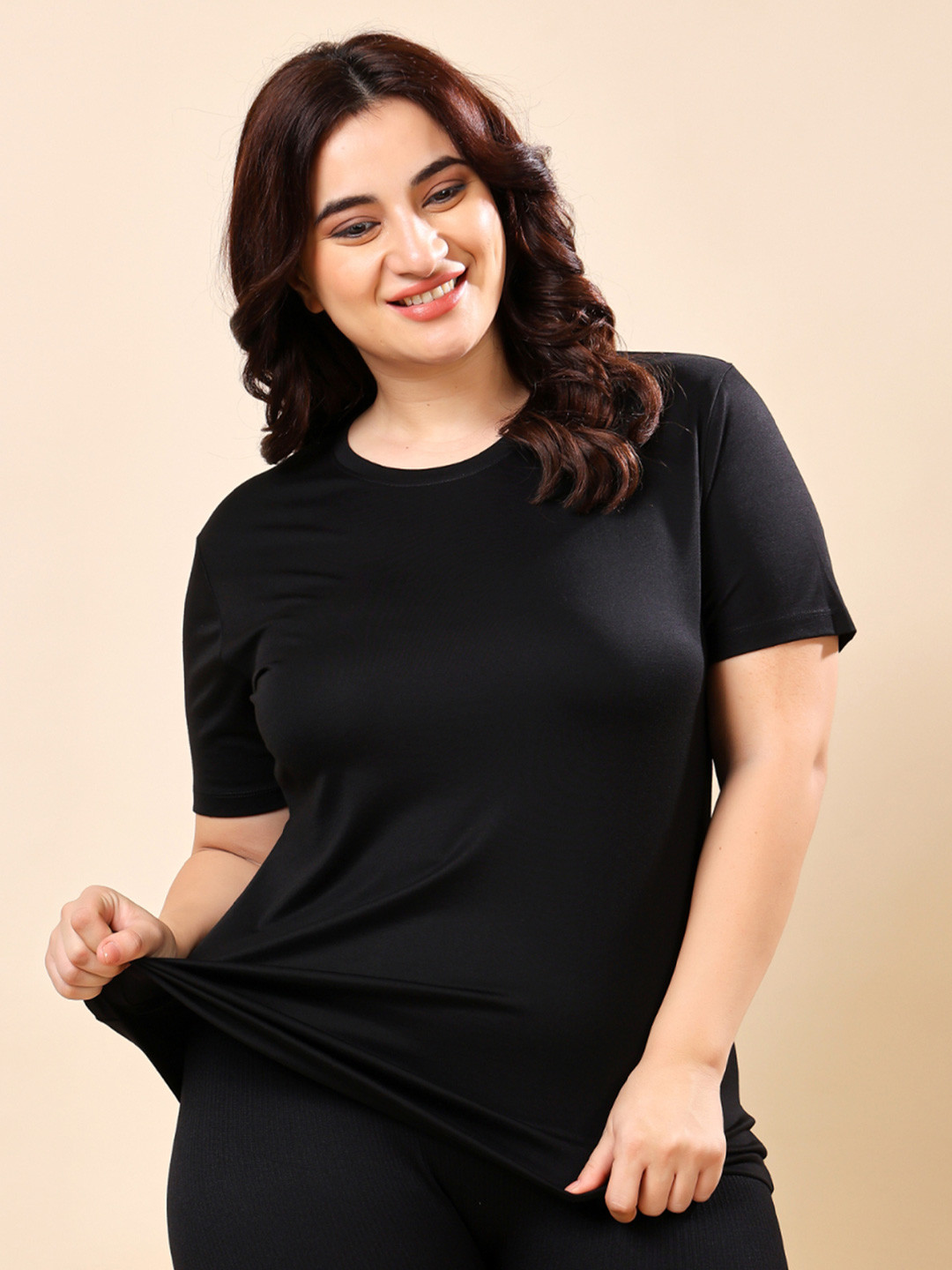 THEFITTHEORY Round Neck Breathable Quick Dry Training T-shirt