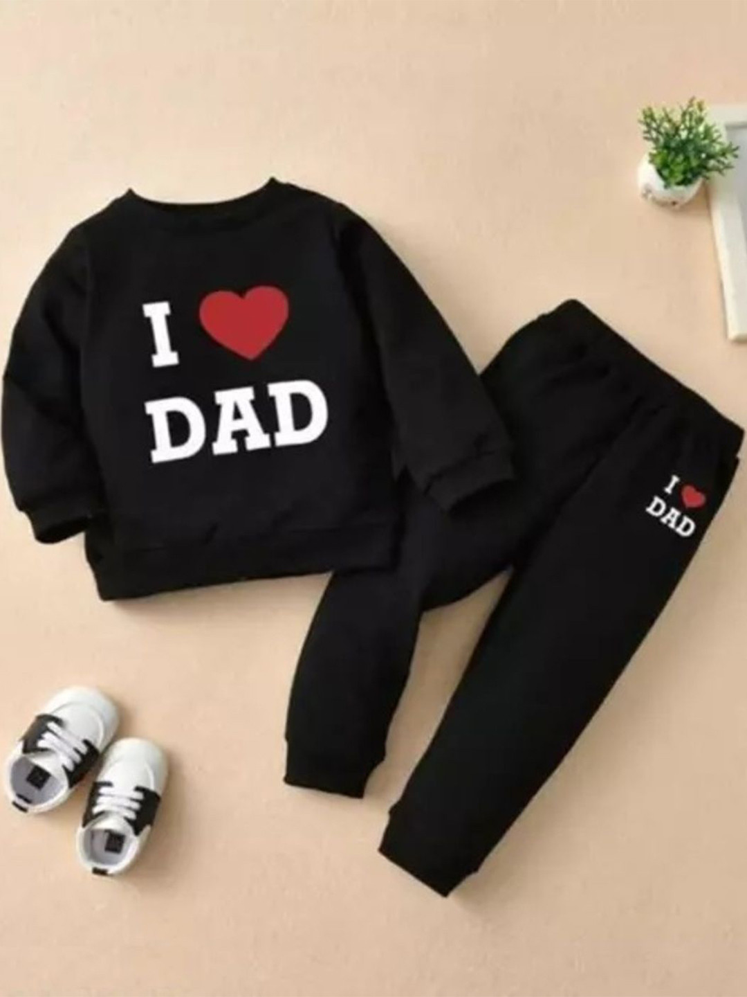 JENNY GARMENT Kids Printed Long Sleeves Sweatshirt With Joggers