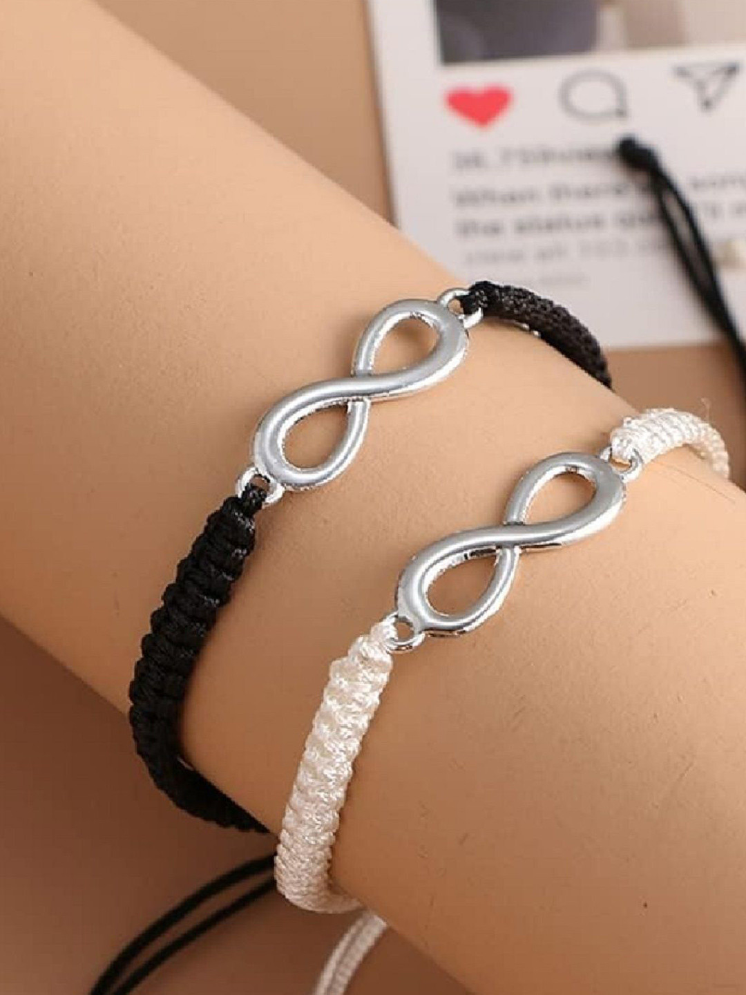 Mahadev Immitation Women 2 Silver-Plated Charm Bracelet