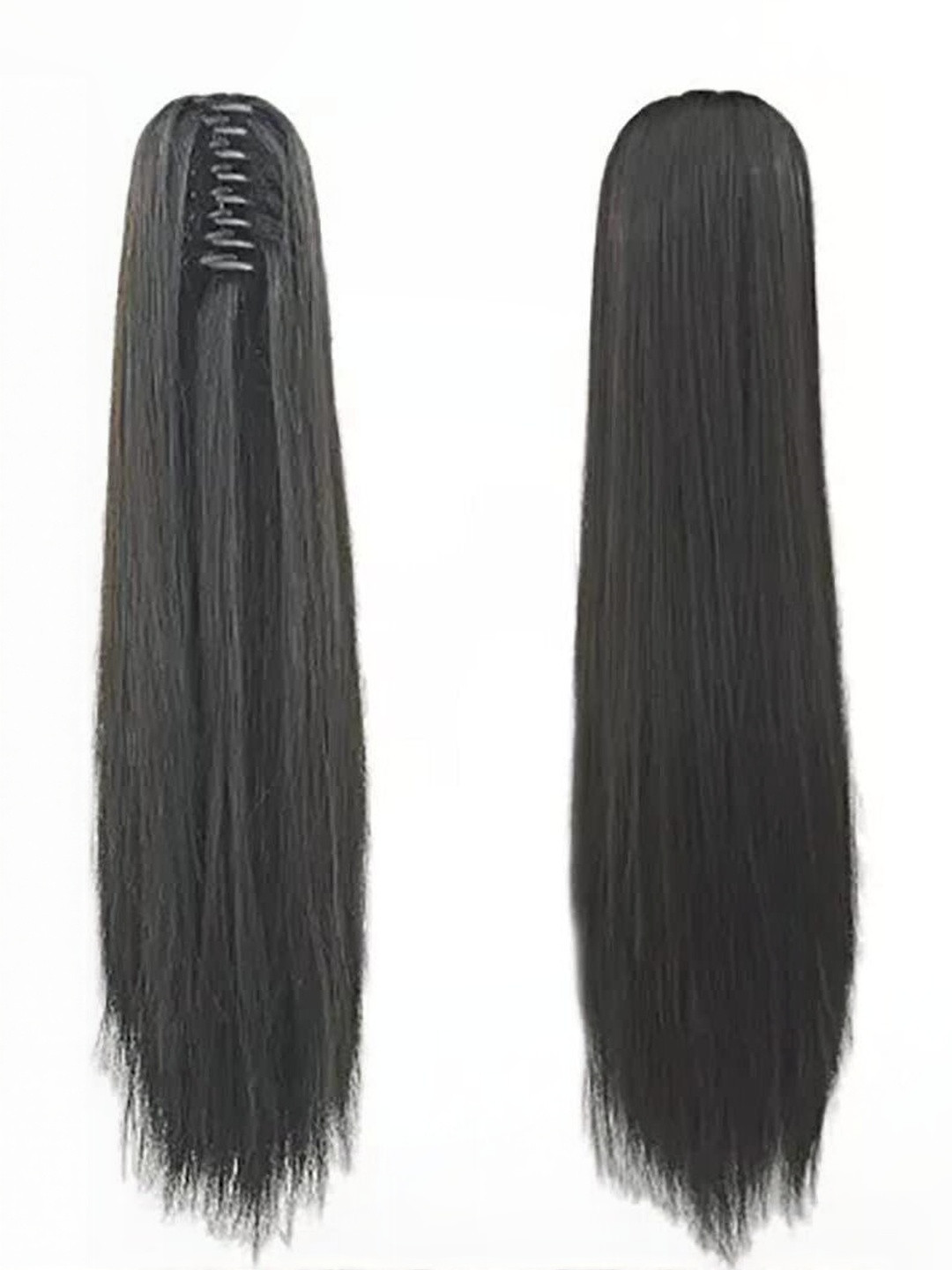 VIEWS Wavy Clip-In Ponytail Hair Extension-Black-27 inches