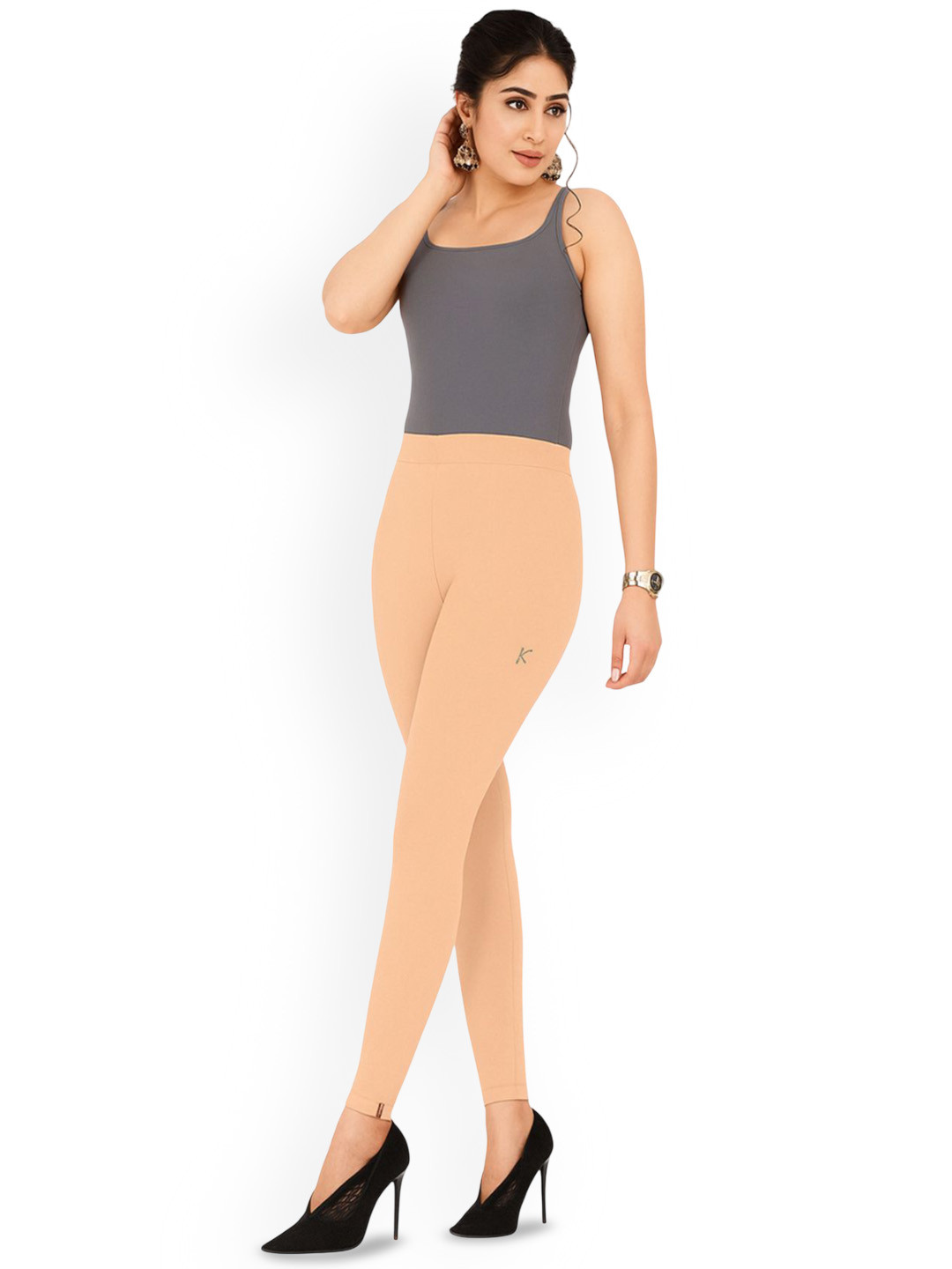 Friends company Women Stretchable Ankle-Length Leggings