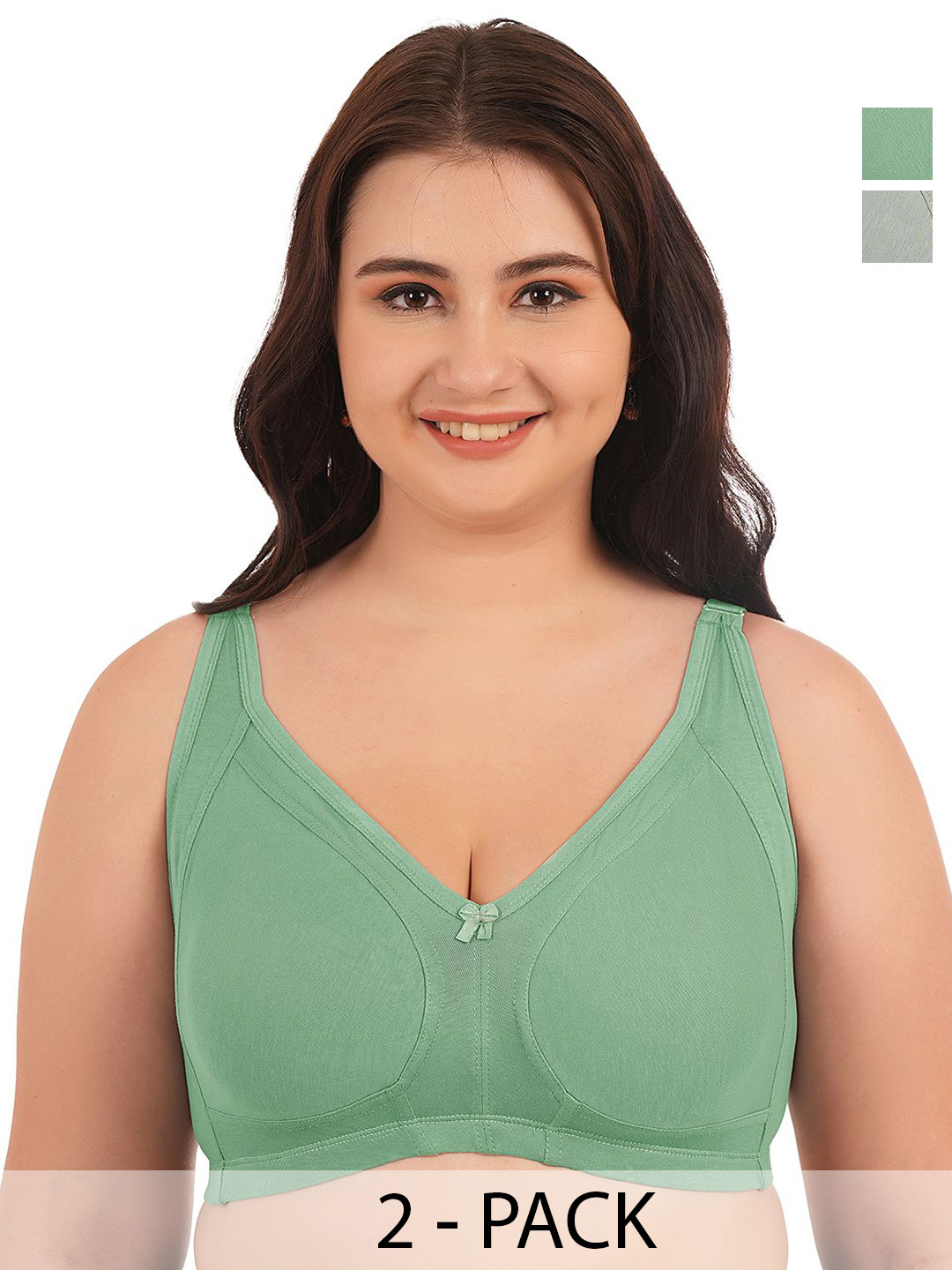 Viral Girl Pack of 2 Seamless Full Coverage Bra