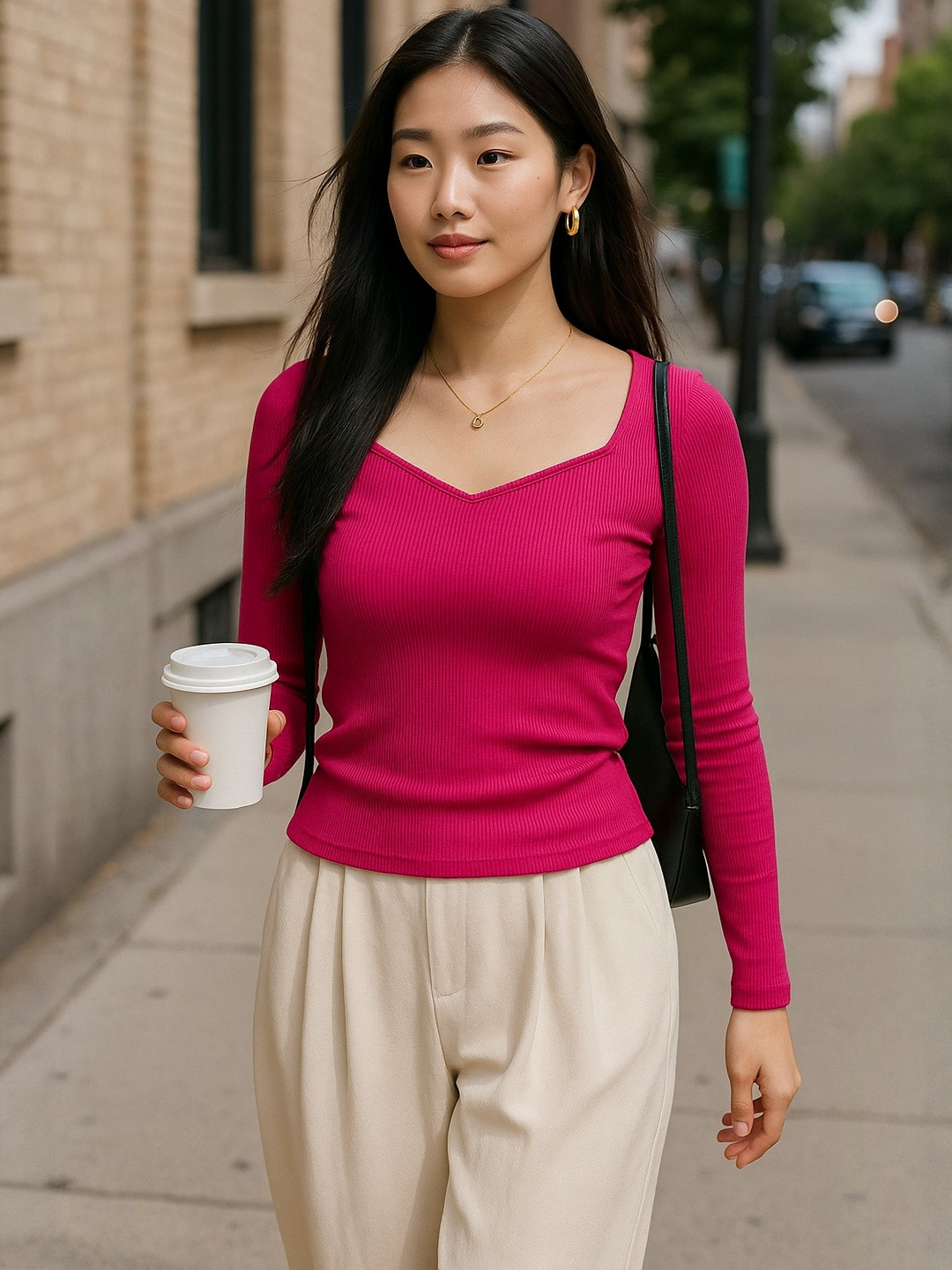 DressBerry Sweetheart Neck Tops