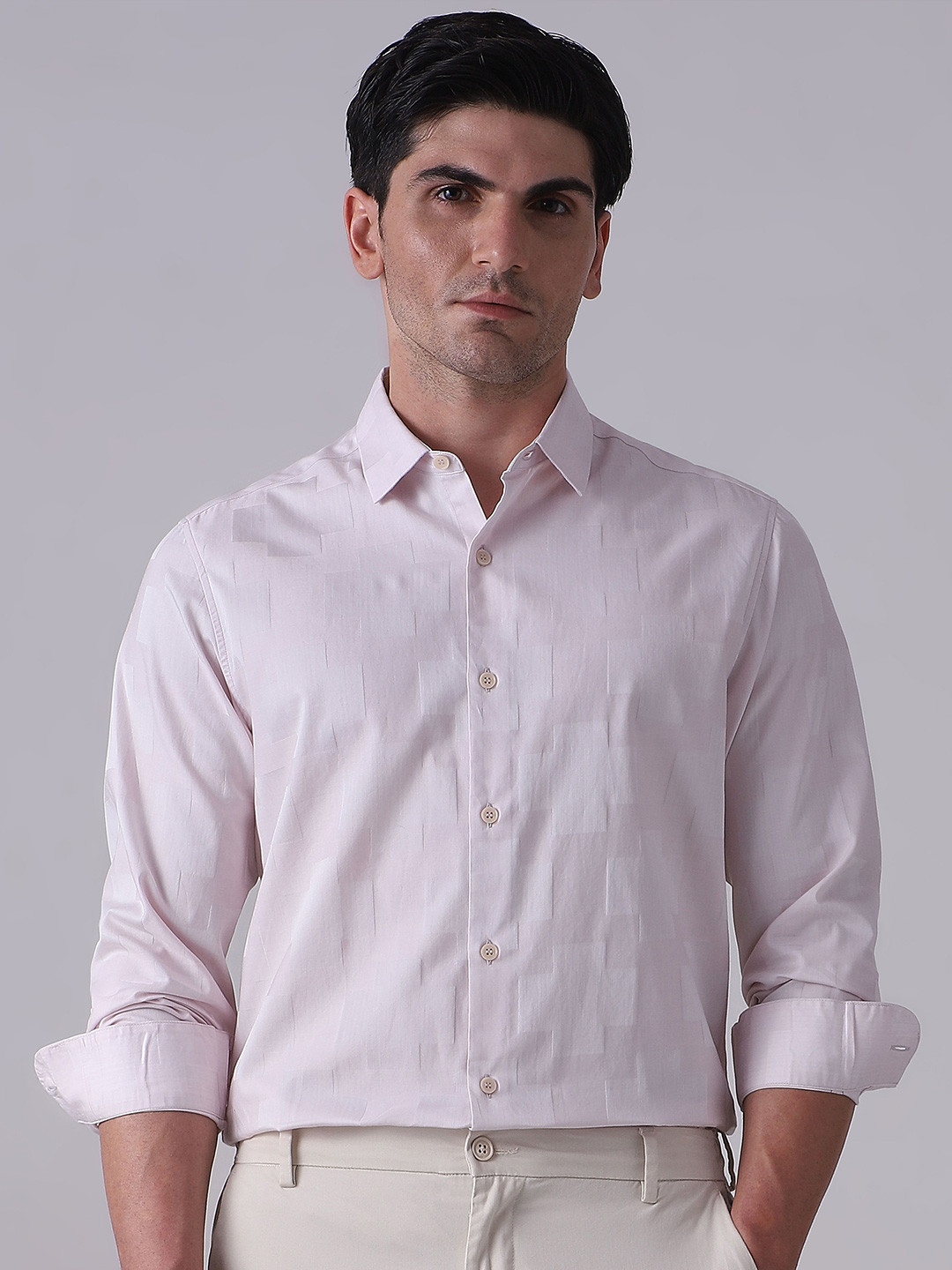 Mufti Men Slim Fit Formal Shirt