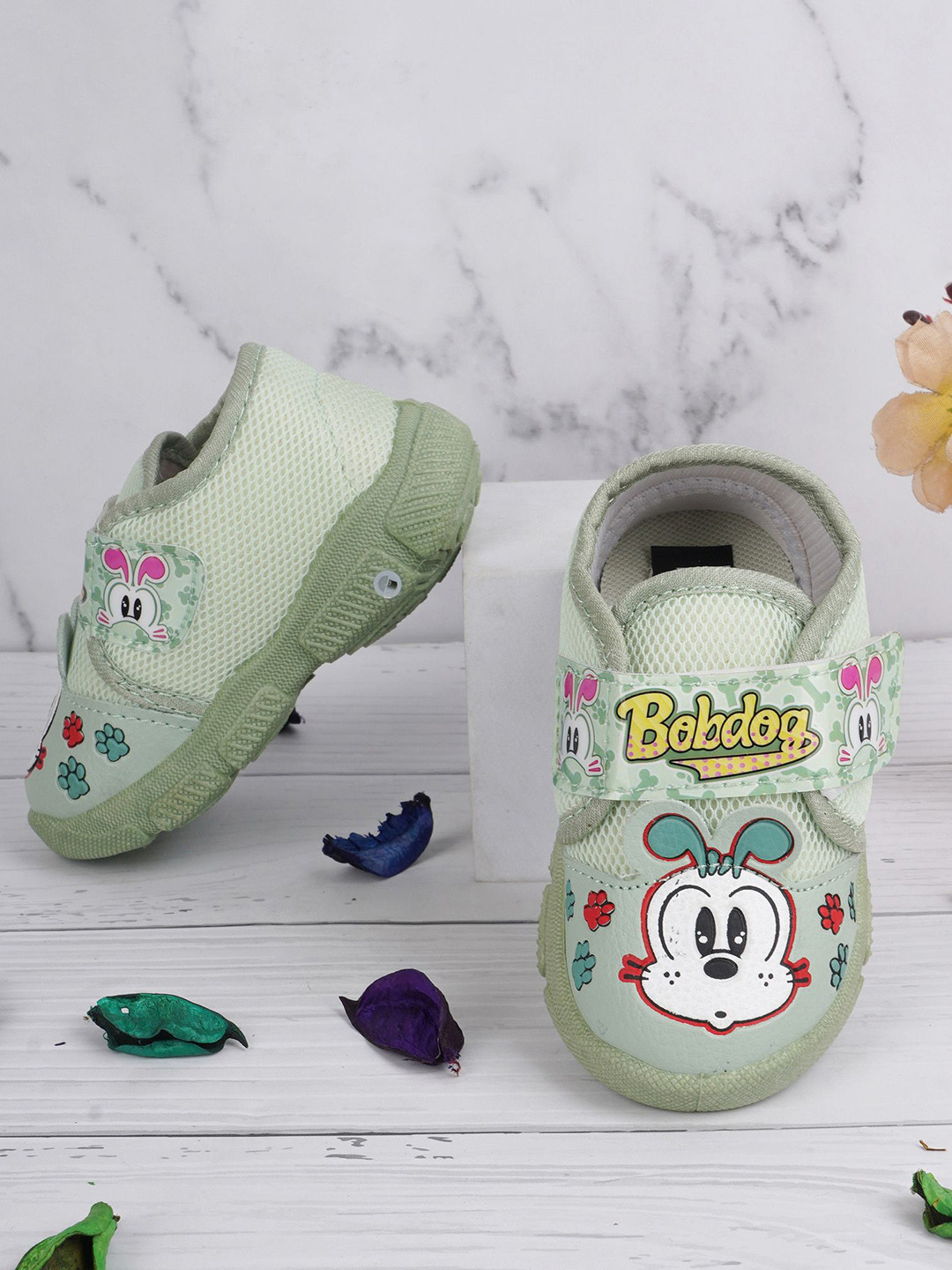 BAESD Kids Bobdog Printed Slip-On Sneakers with Musical Chu-Chu