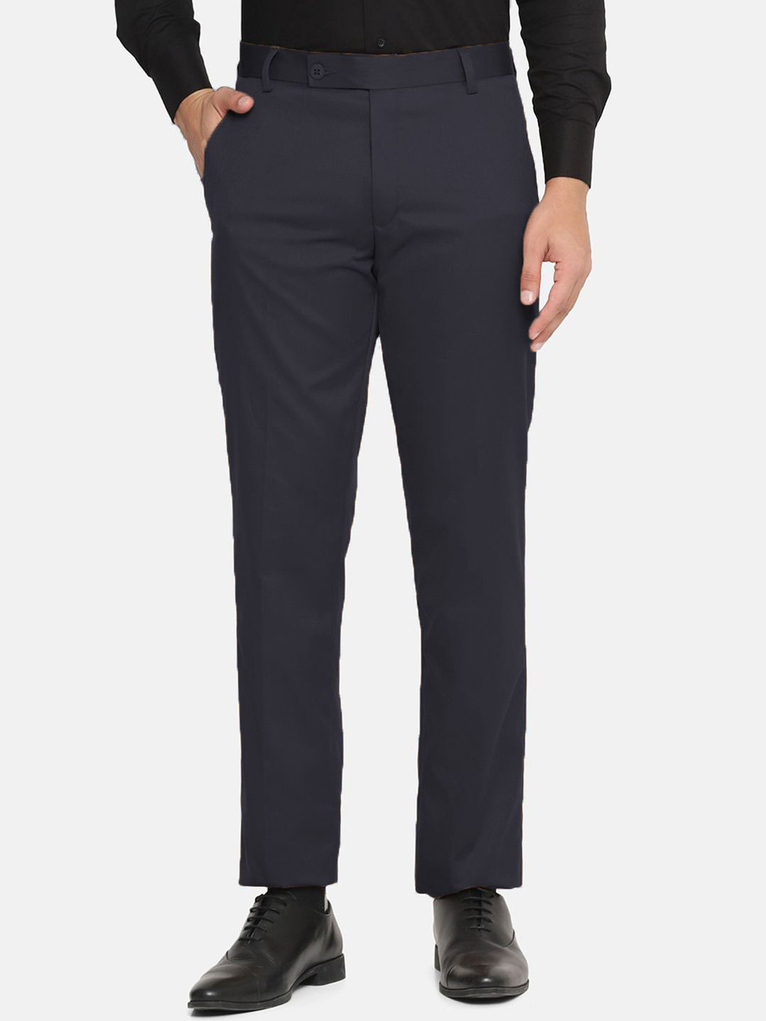 MANCREW Men Relaxed Regular Fit Formal Trousers