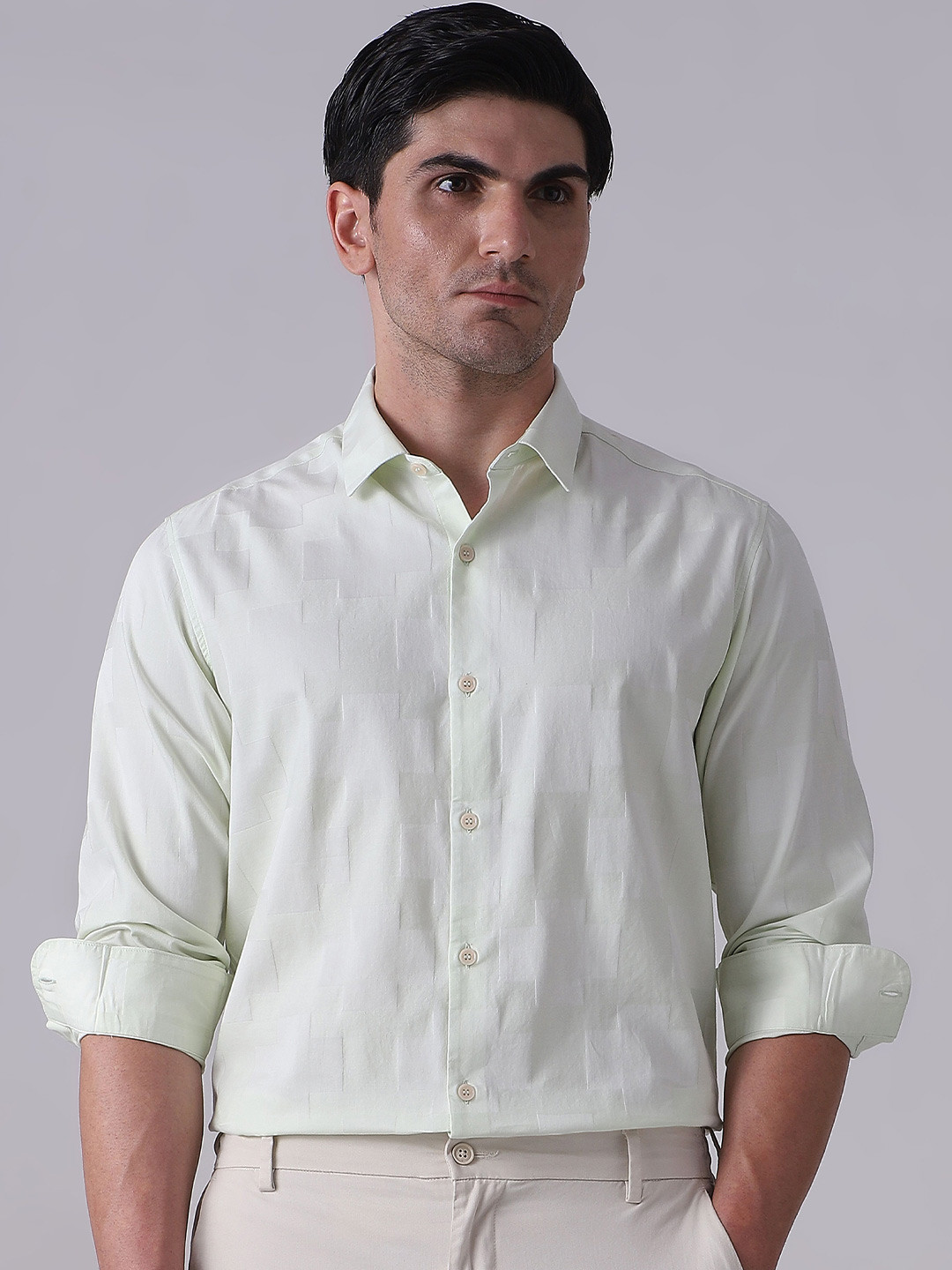 Mufti Men Slim Fit Formal Shirt