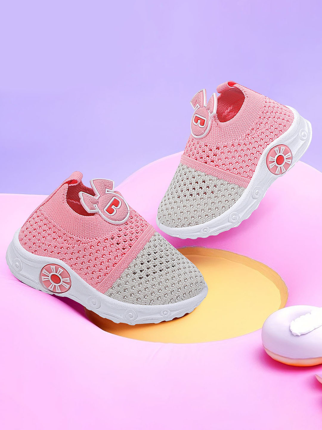 MUKUNDU Kids Woven Design Slip-On Chuchu Sneakers