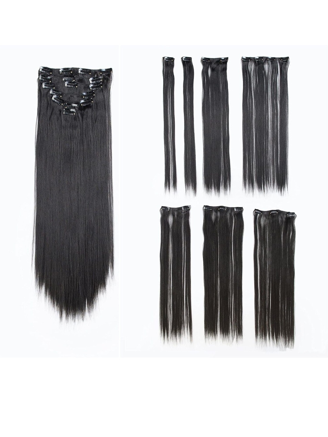 VIEWS Set Of 7 Clip-In Locks Hair Extension