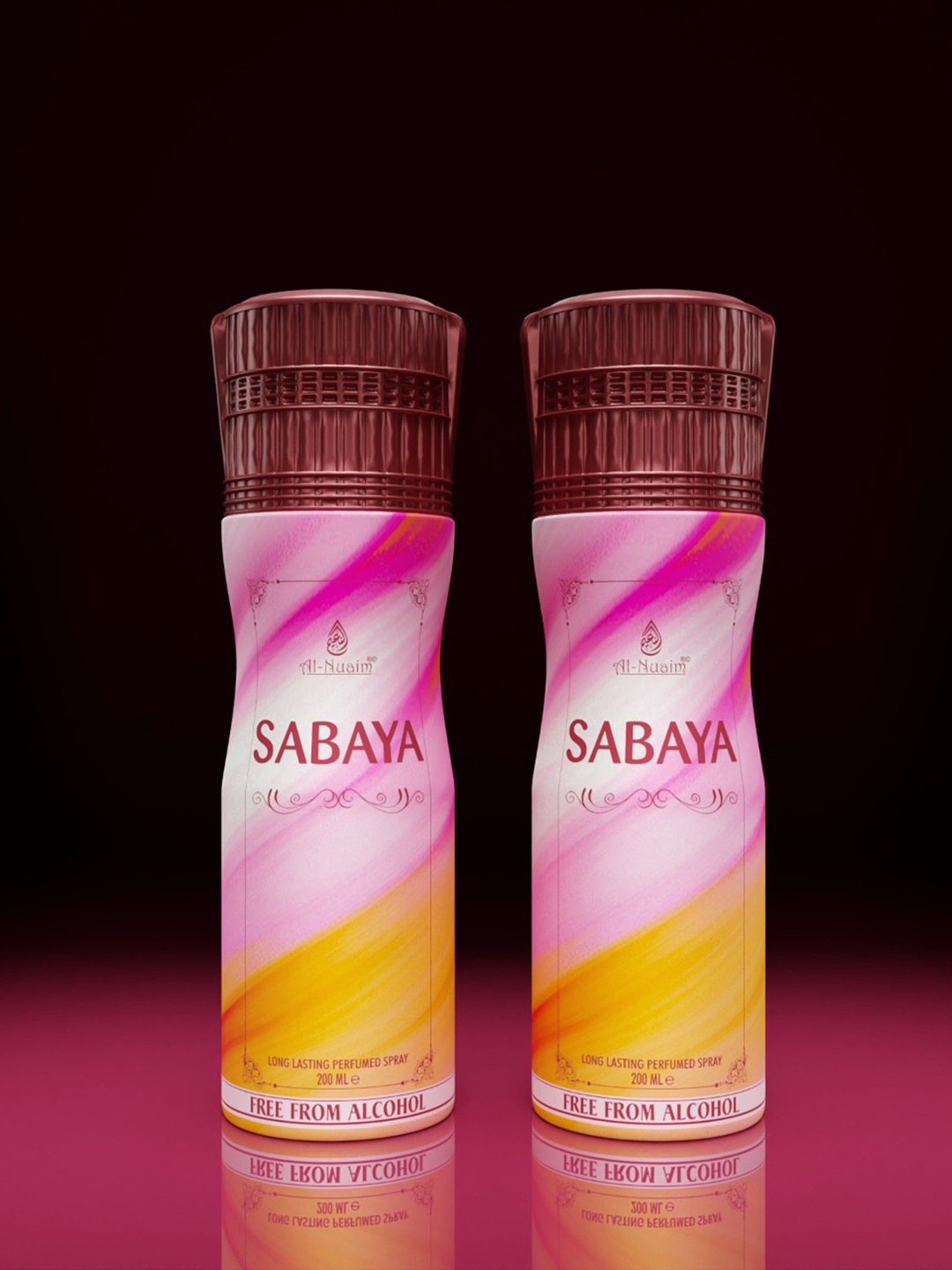 Al-Nuaim Women Set of 2 Sabaya Long Lasting Alcohol Free Deodorant - 200 ml each