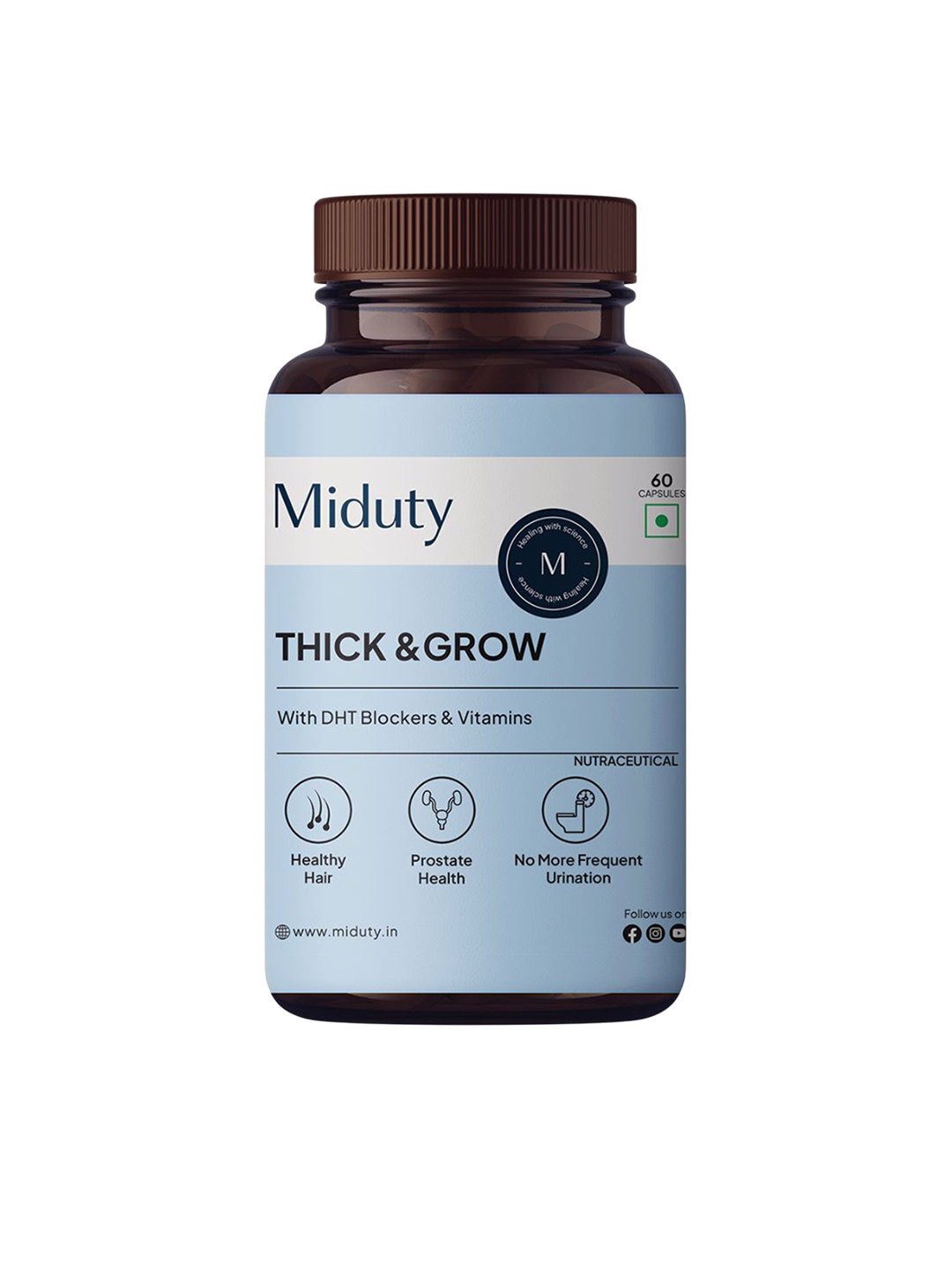 MIDUTY Miduty Thick & Grow - 60 Capsules