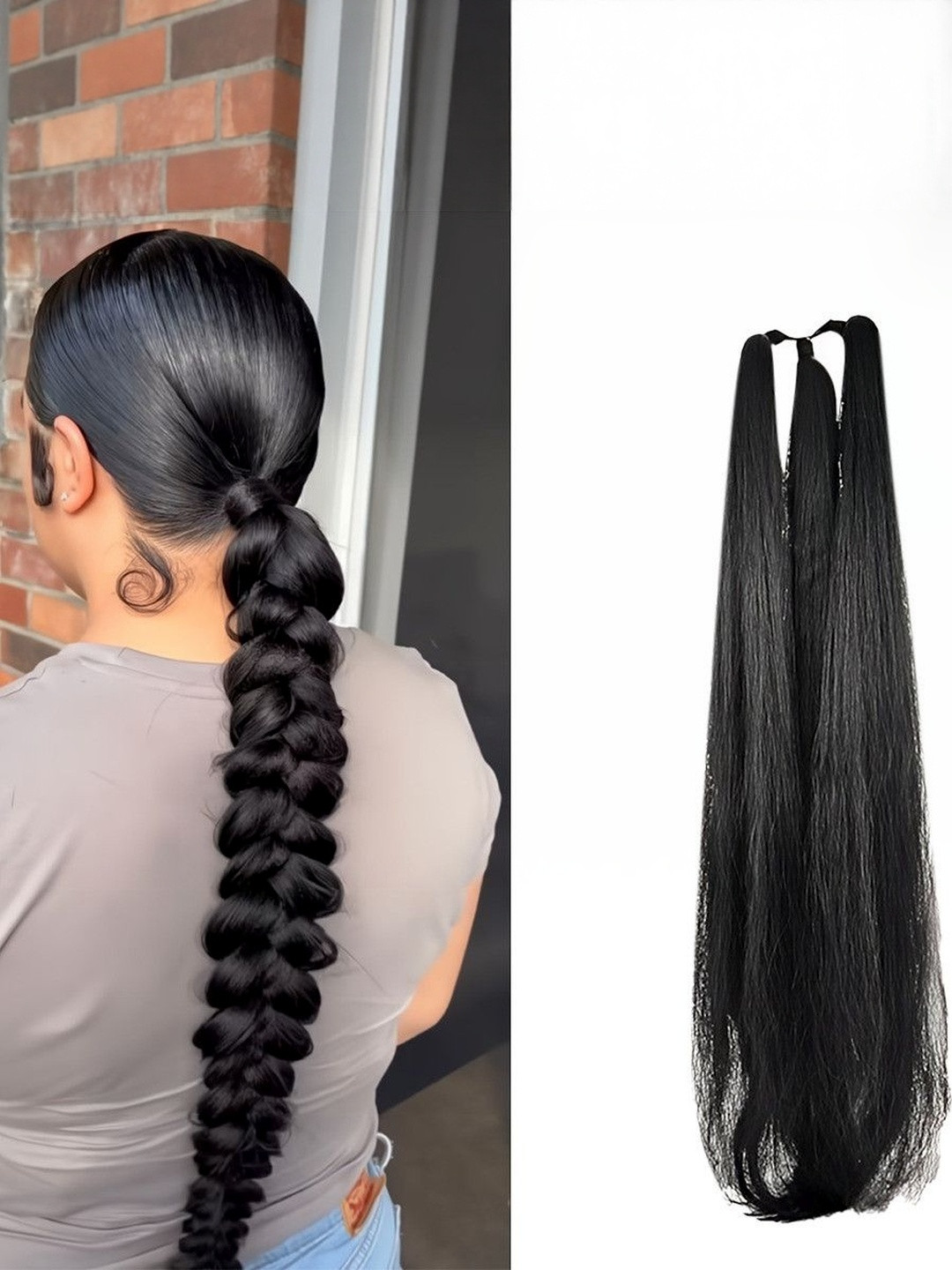 VIEWS Clip-In Straight Twist Hair Extension 23 Inch