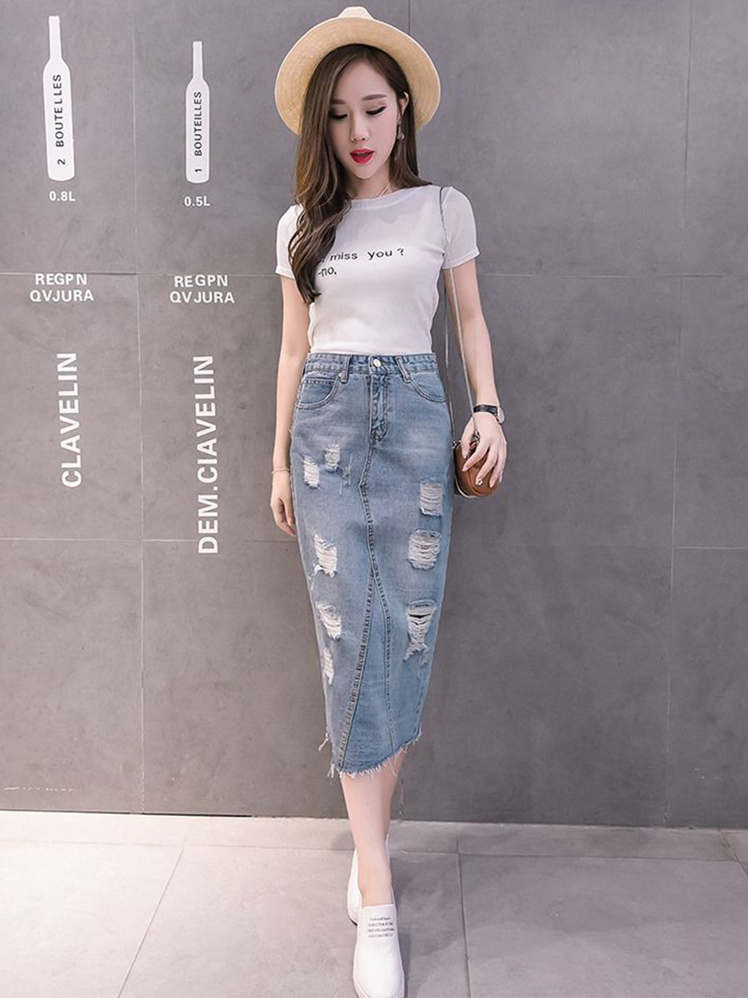 StyleCast Women Straight A-lineMidi Skirt