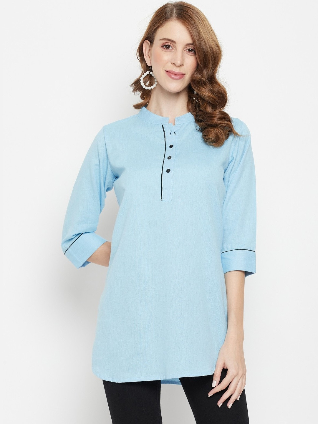 MJ LIFE STYLE Women Solid Kurti
