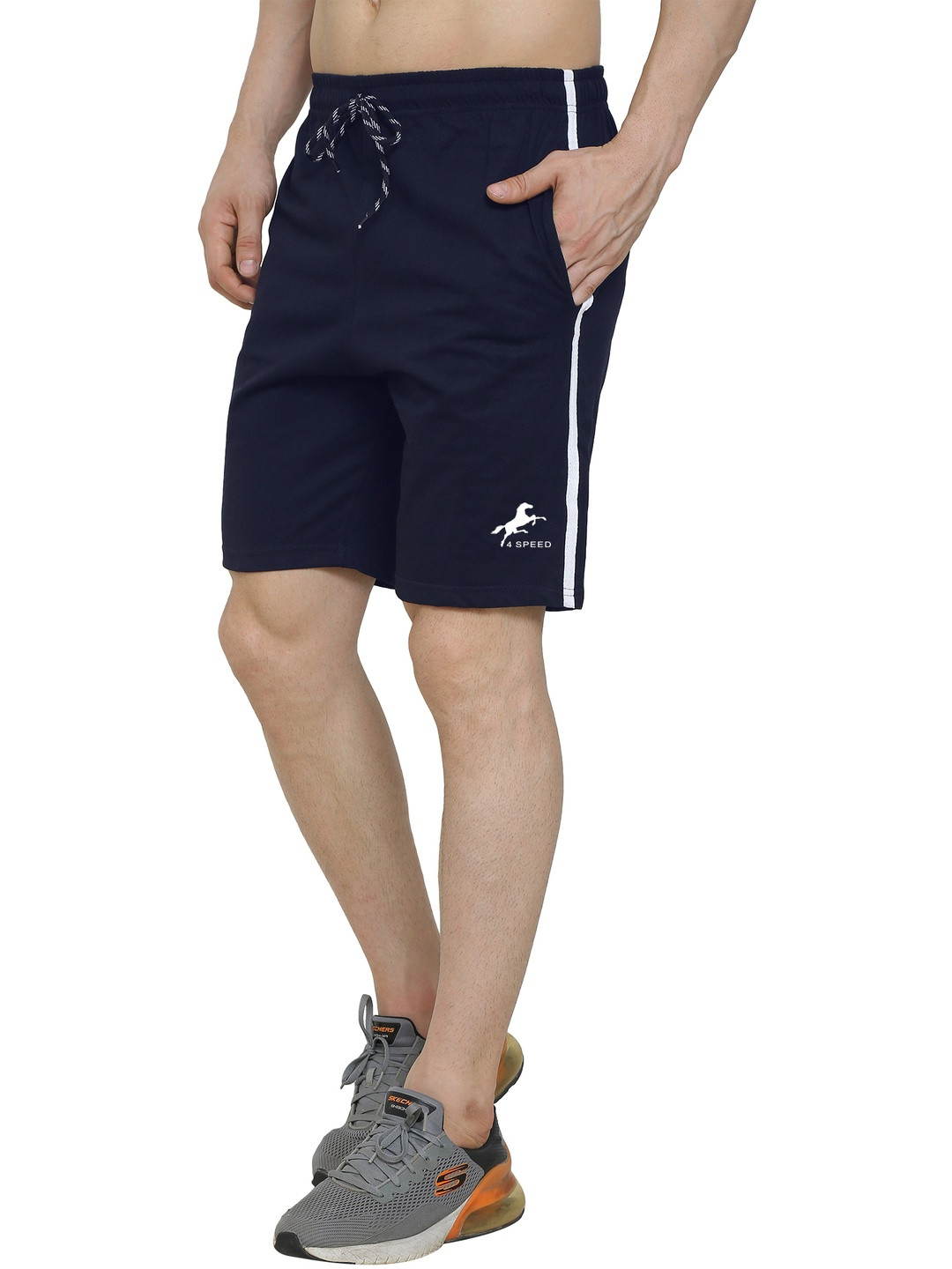 Moda Rapido Men Blue Training Gym Shorts