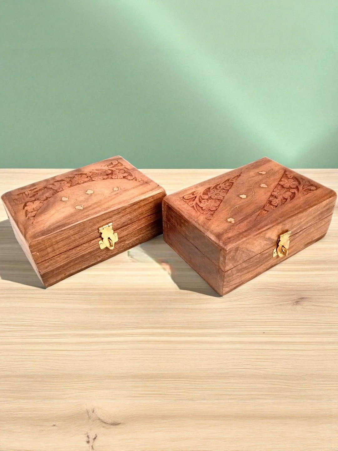 apka mart Pack Of 2 Multi-Purpose Wooden Organizer