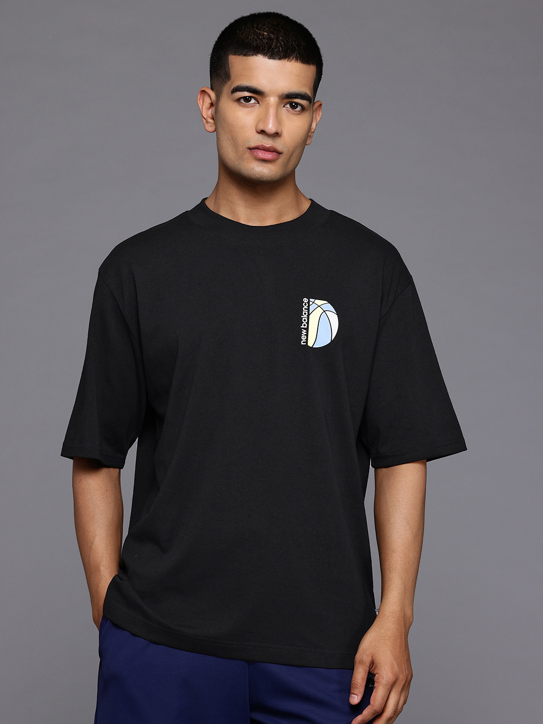 New Balance Hoops Mosaic Court Graphic Pure Cotton T-shirt