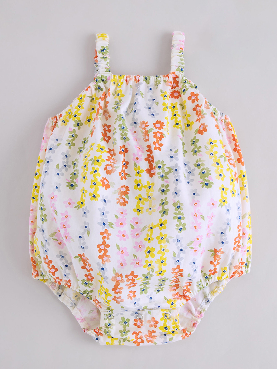 Hopscotch Pure Cotton Daisy Bloom Onesie Bodysuit