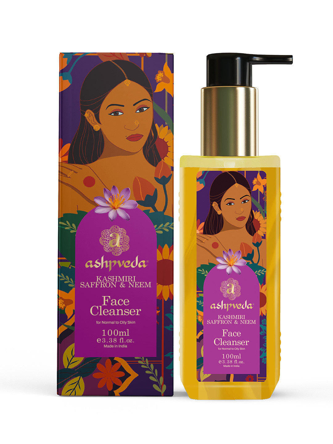 ASHPVEDA Kashmiri Saffron & Neem Face Cleanser