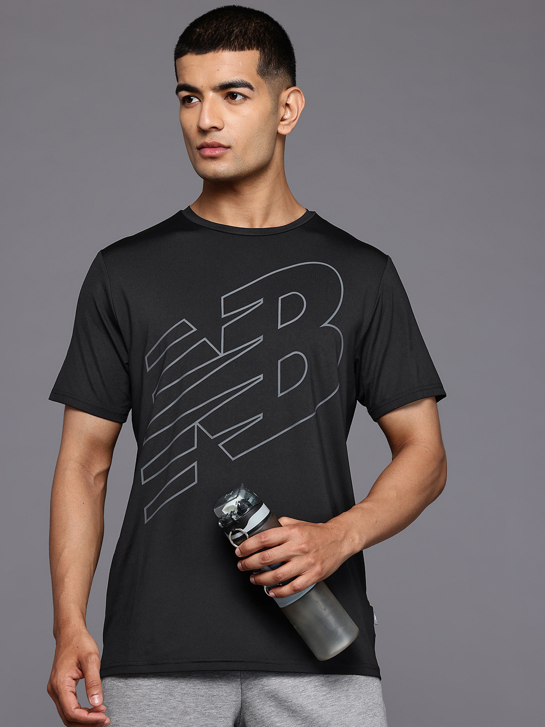 New Balance Flying Performance Brand Logo Print T-shirt