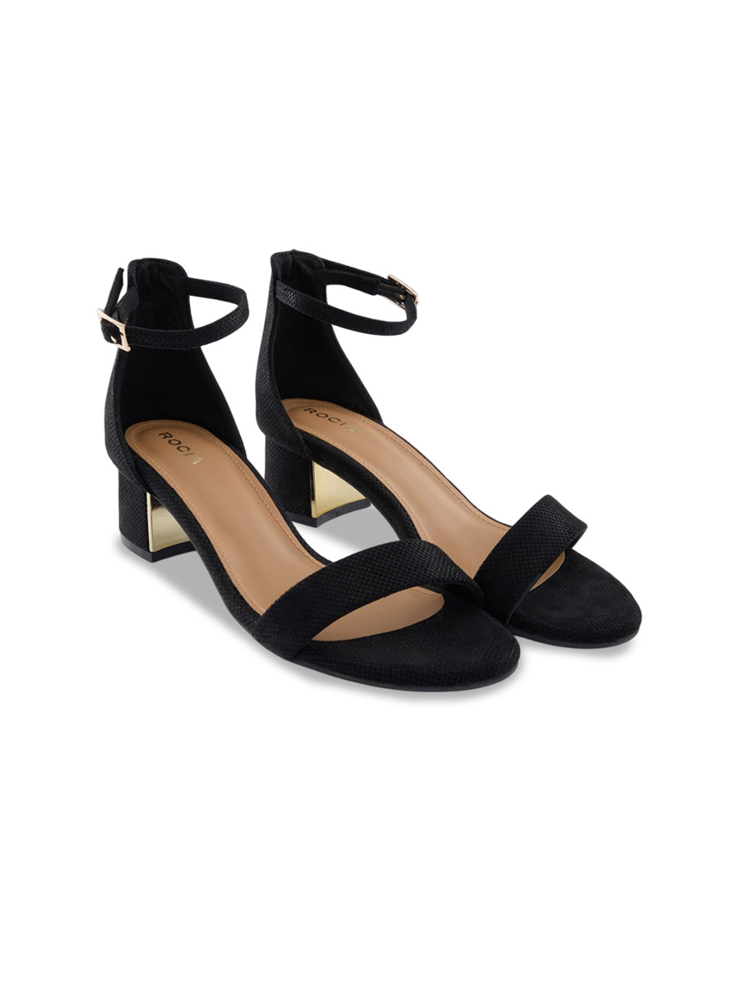 Rocia By Regal Women Open Toe Block Heels Sandals