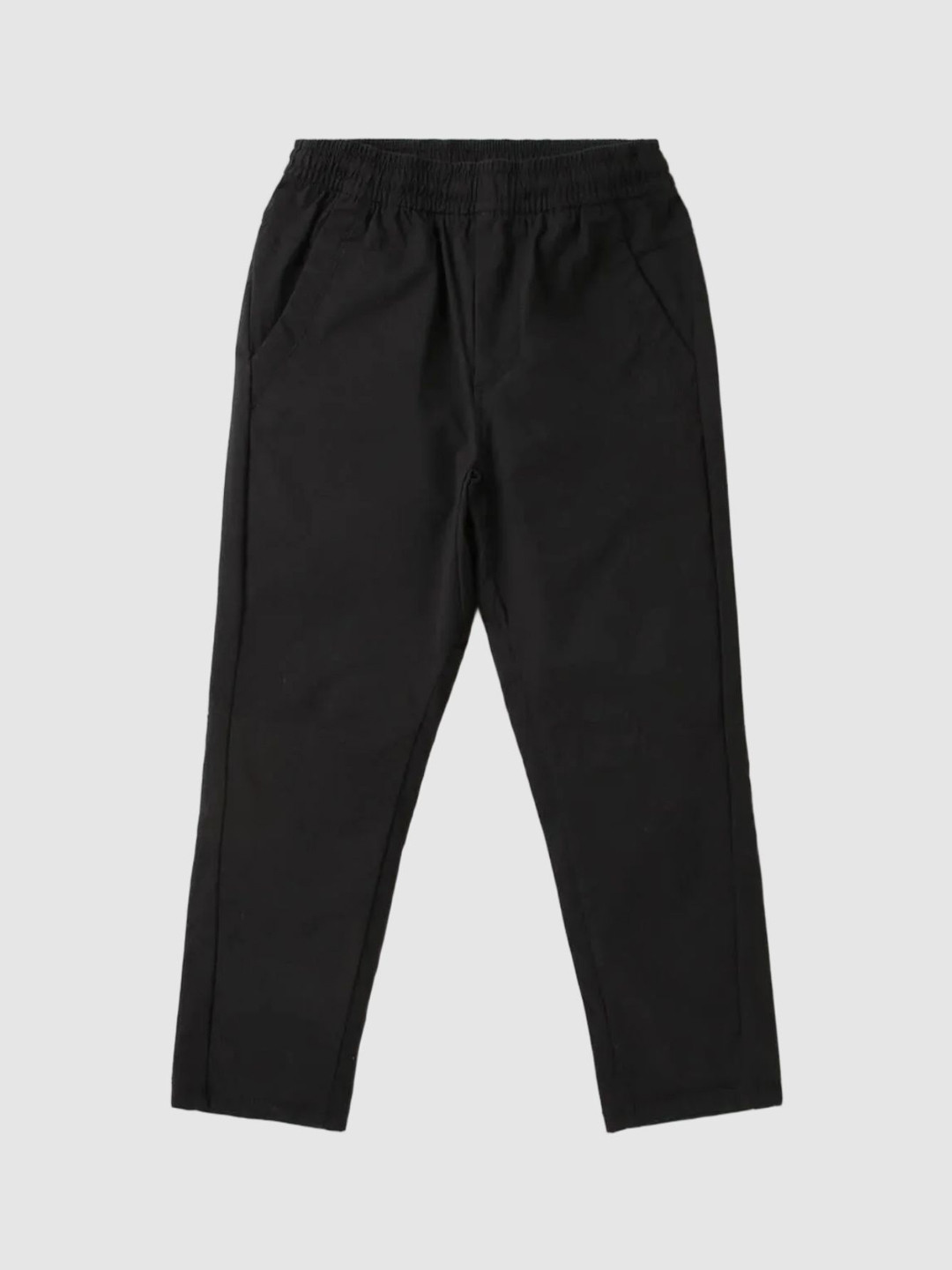 GAP Boys Solid Mid-Rise Regular Fit Track Trousers