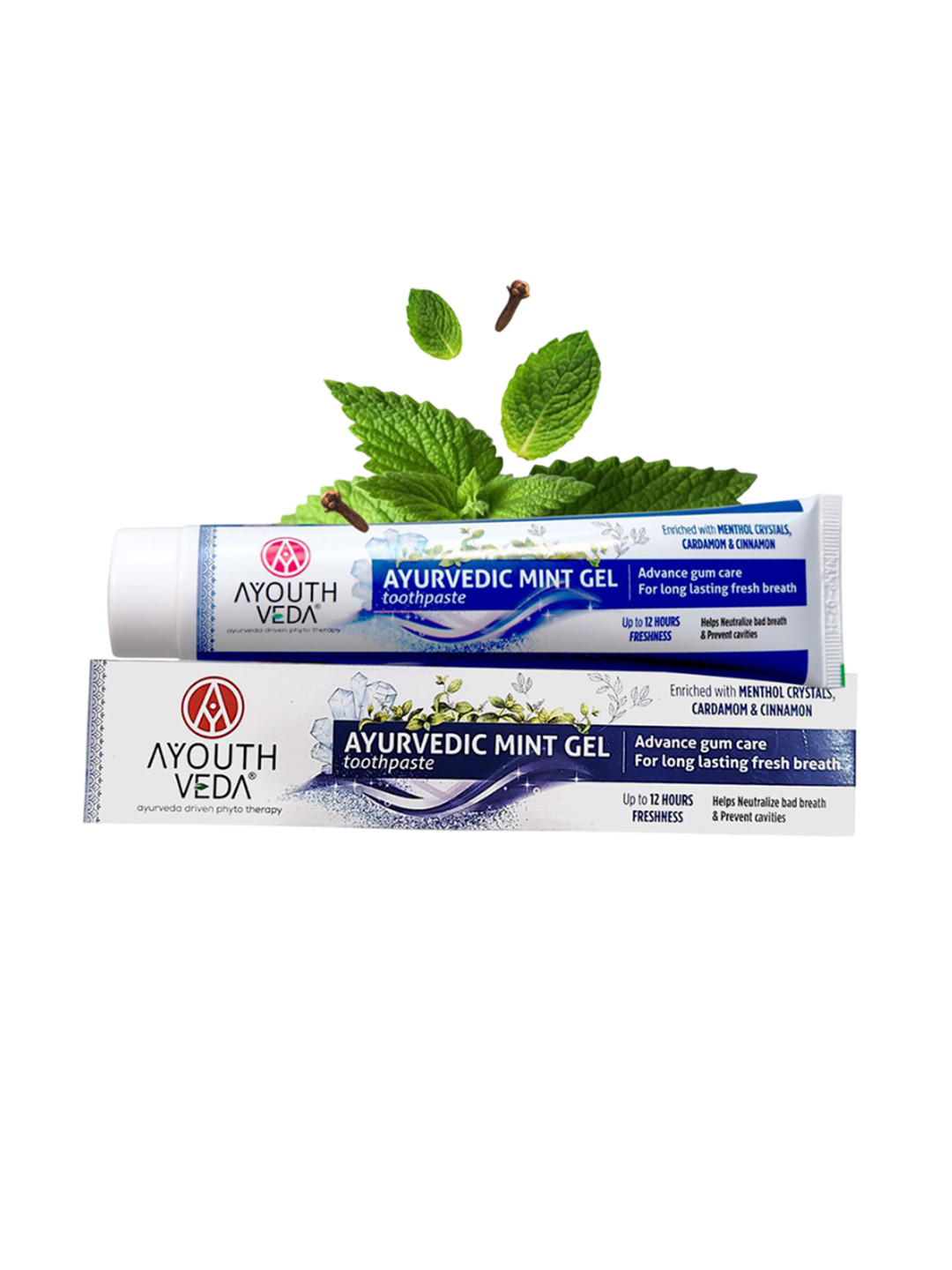 AYOUTHVEDA Set Of 4 Mint Gel Toothpaste - 100 g Each