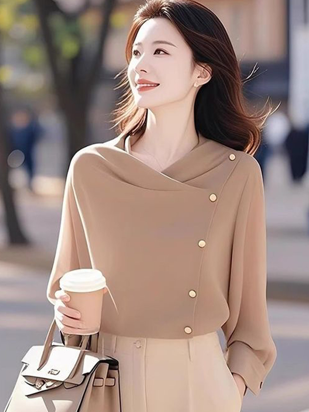 StyleCast Women Cowl Neck Pullover