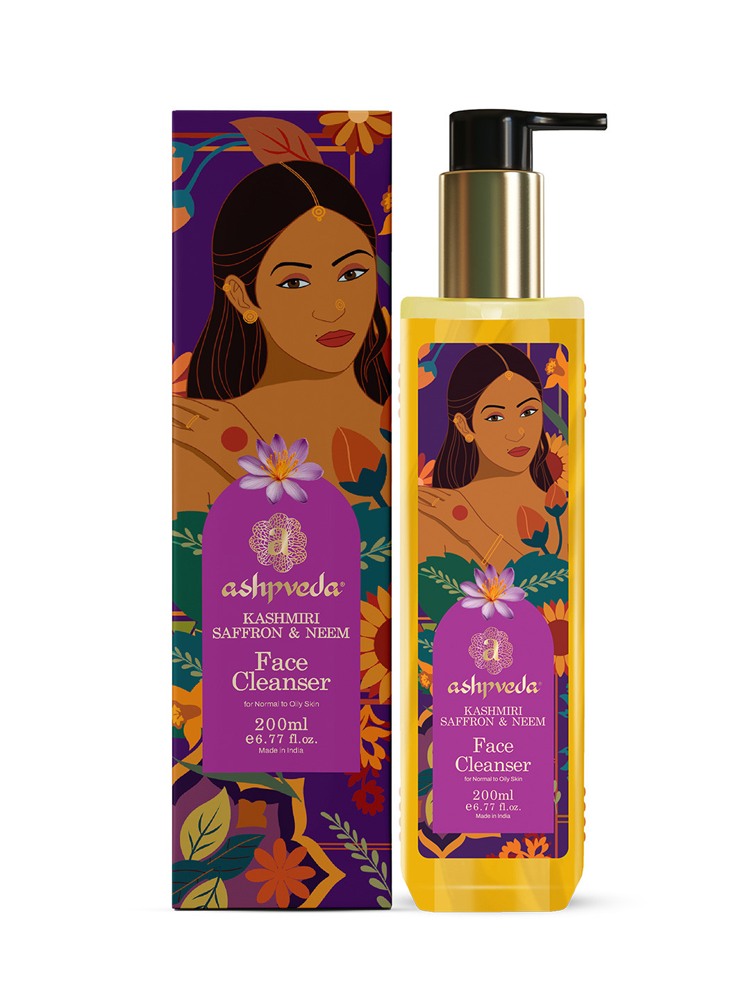 ASHPVEDA Kashmiri Saffron & Neem Face Cleanser