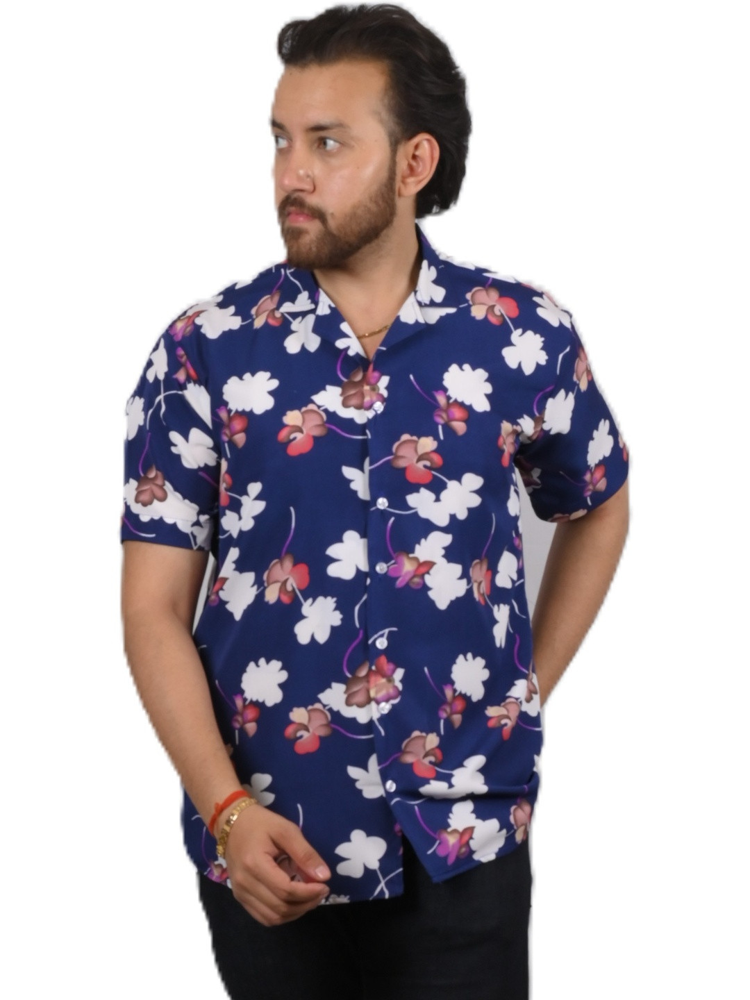 aruati Men Straight Regular Fit Printed Half Sleeves Casual Shirt