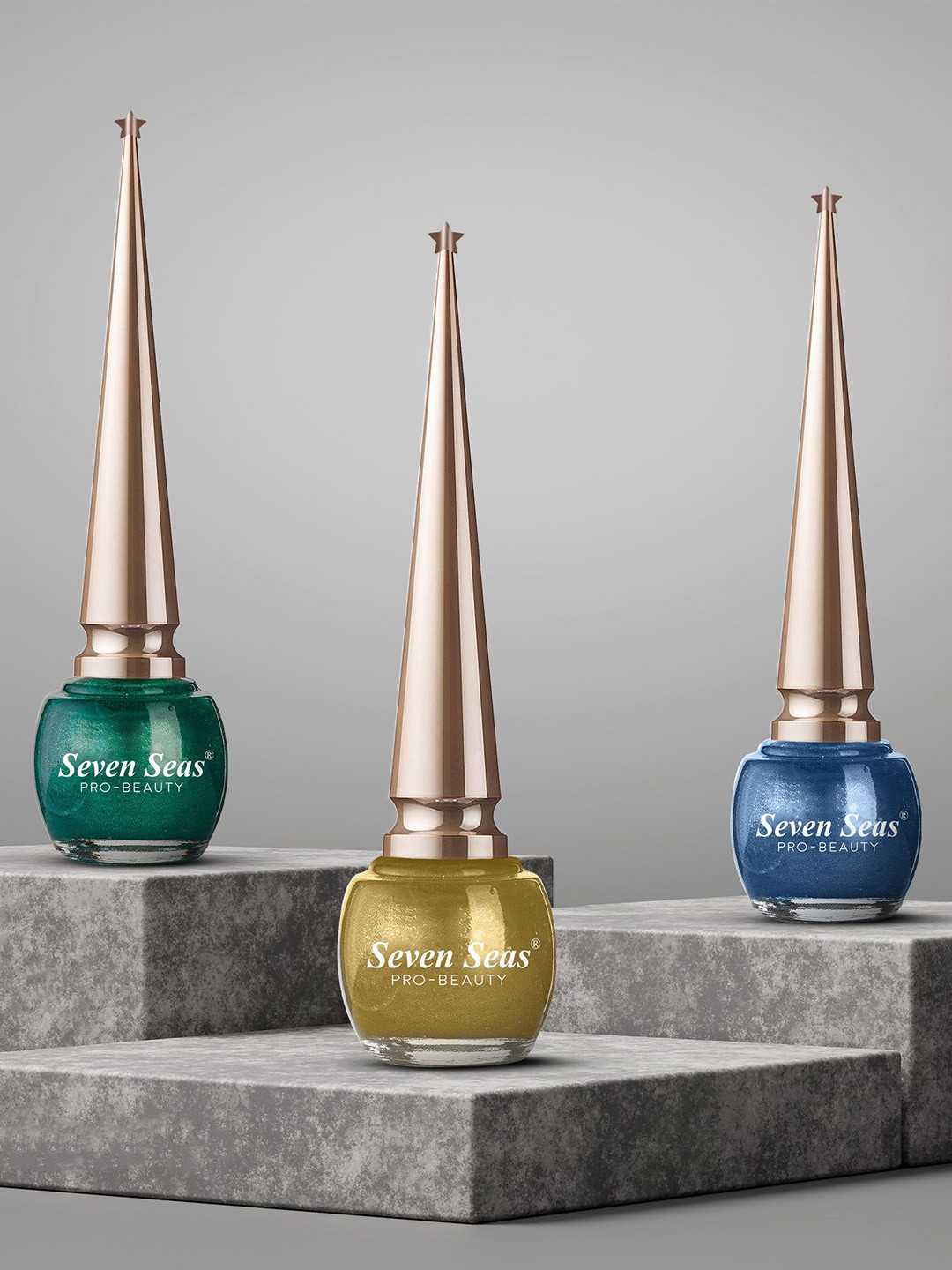 Seven Seas Anti Dust Exfoliating Clear Gel - 45 g With Eye Liners - 5 ml