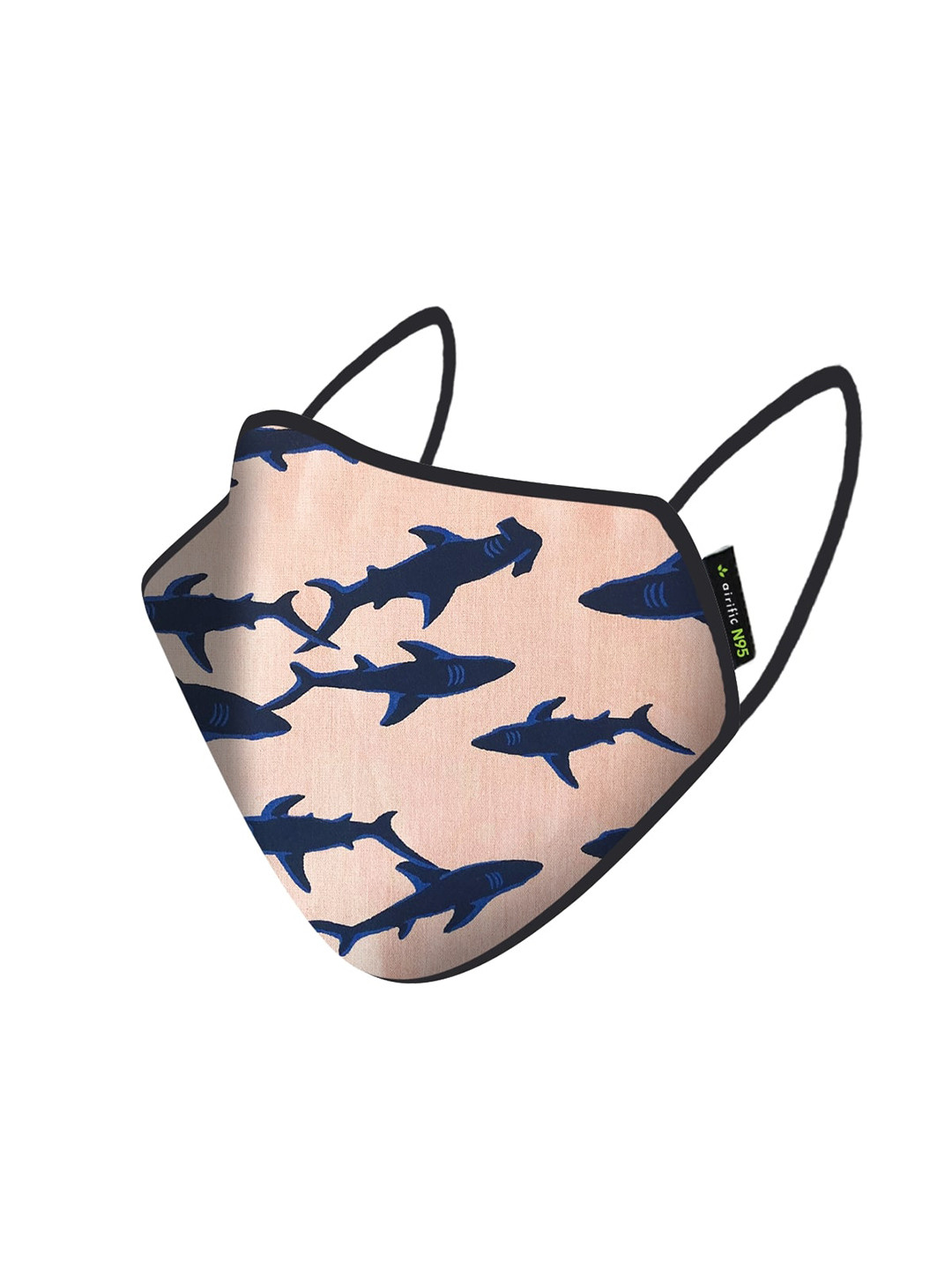 Airific Unisex Pink & Blue Printed 3-Ply N95 Protective Mask