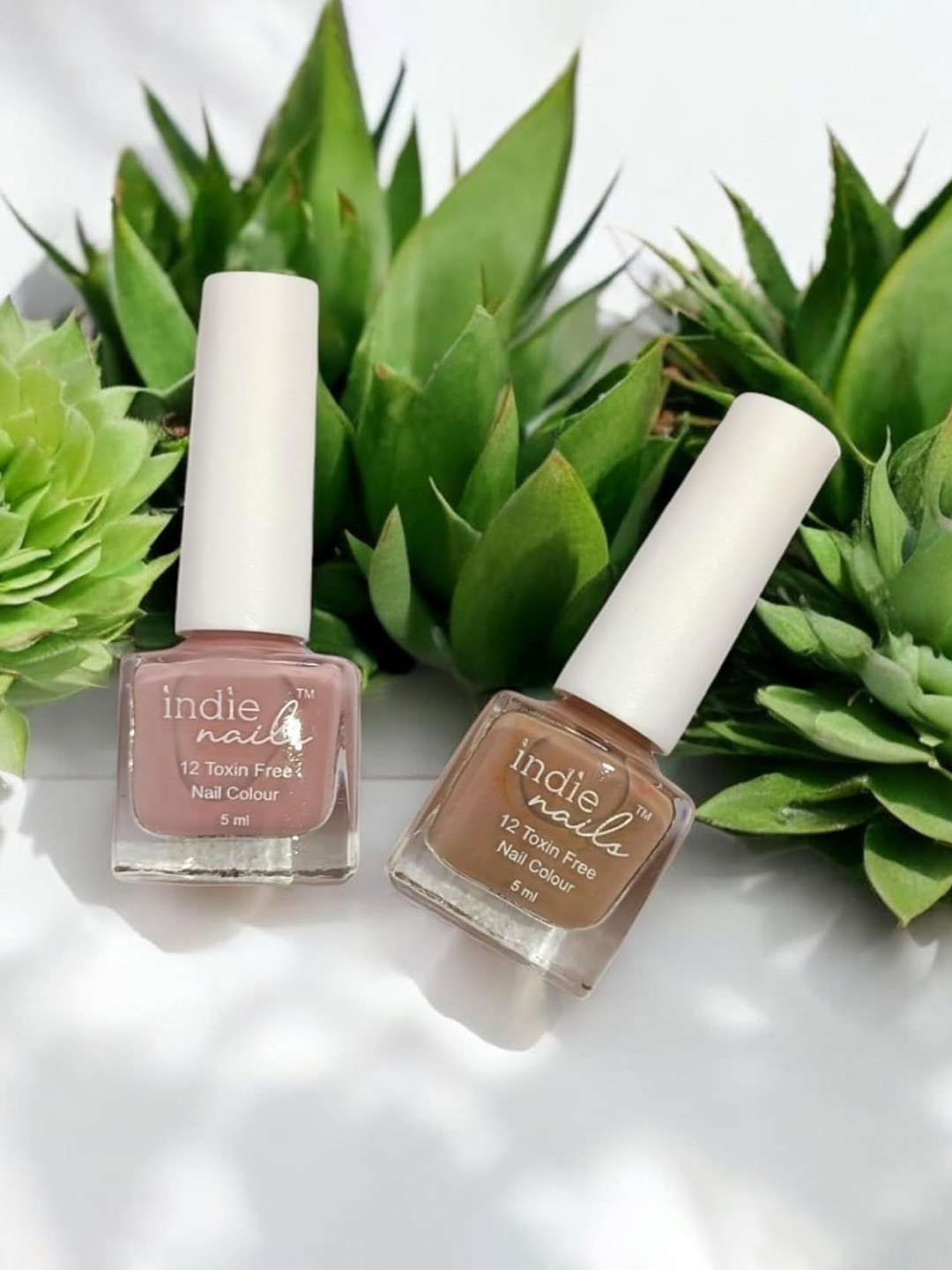 Indie Nails Women Pack of 2 Metallic Nail Polish