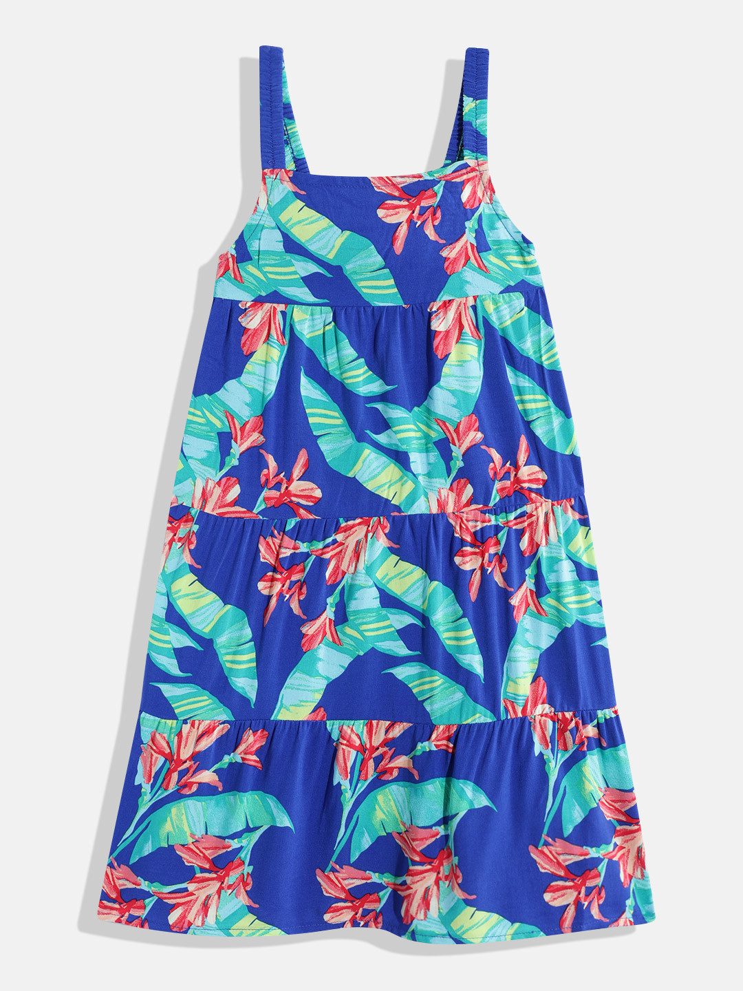 THE CHILDREN'S PLACE Floral Print A-Line Dress