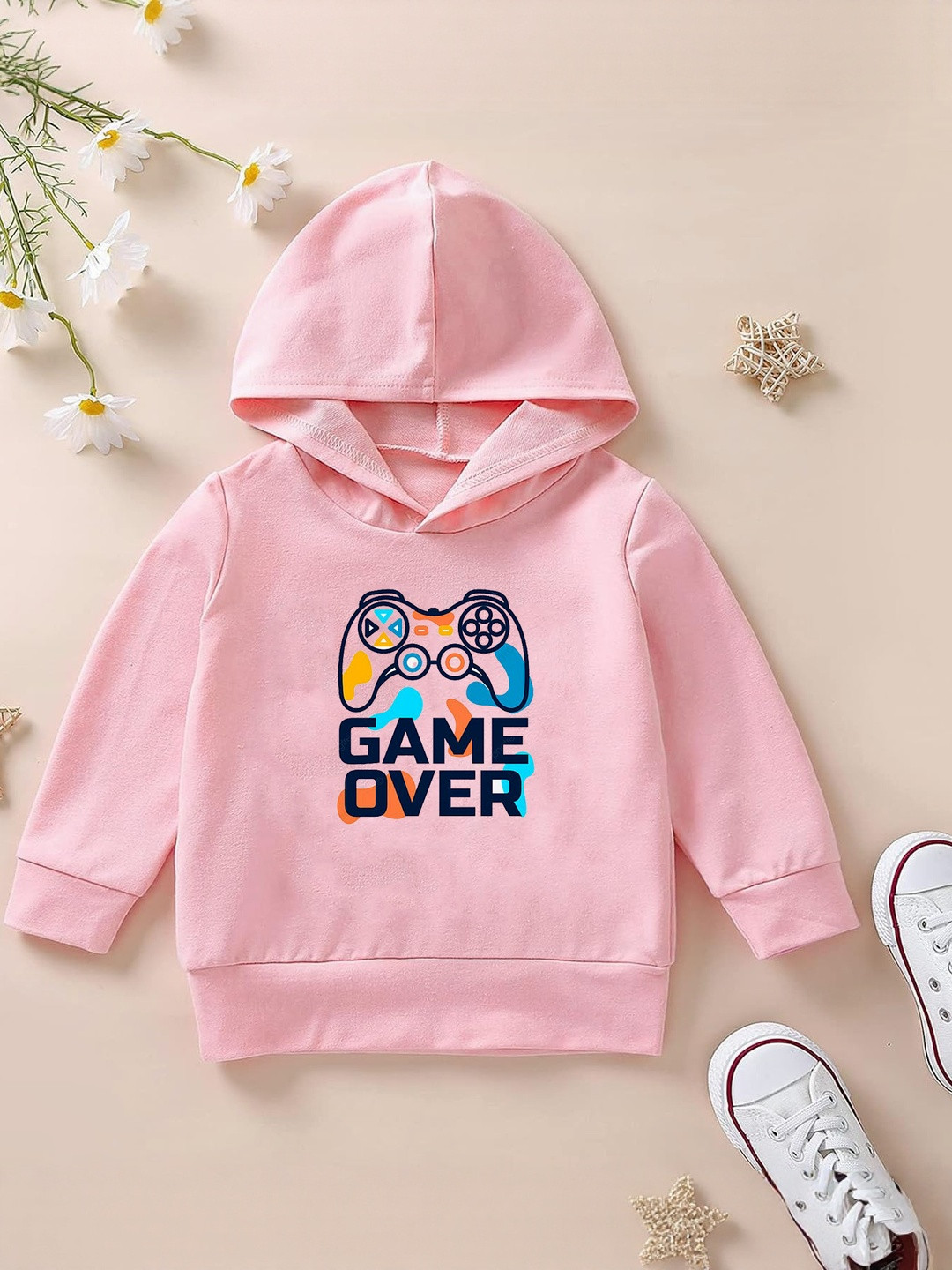 ARYA Kids Printed Hooded Sweatshirt